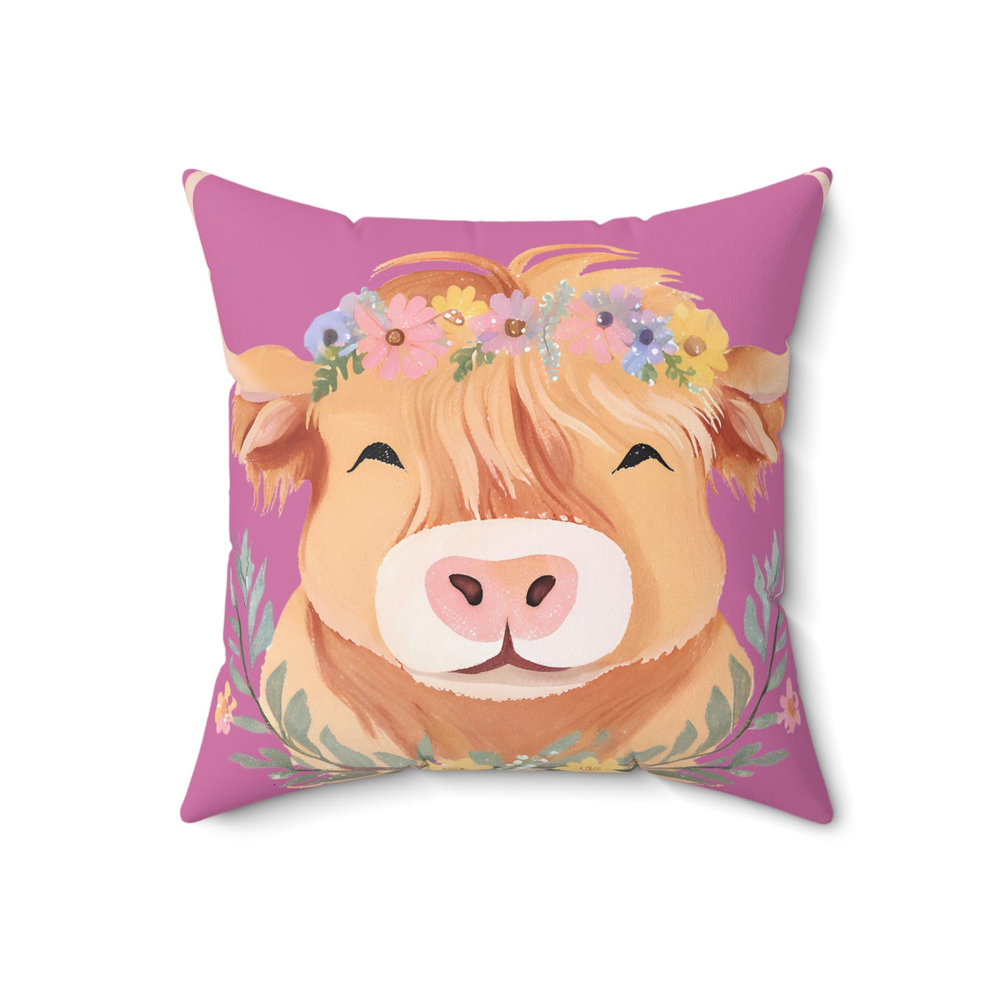 Highland Cow Pillow