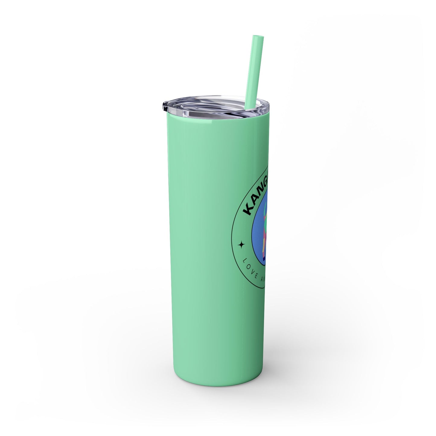 Kangal Mom Skinny Tumbler with Straw, 20oz