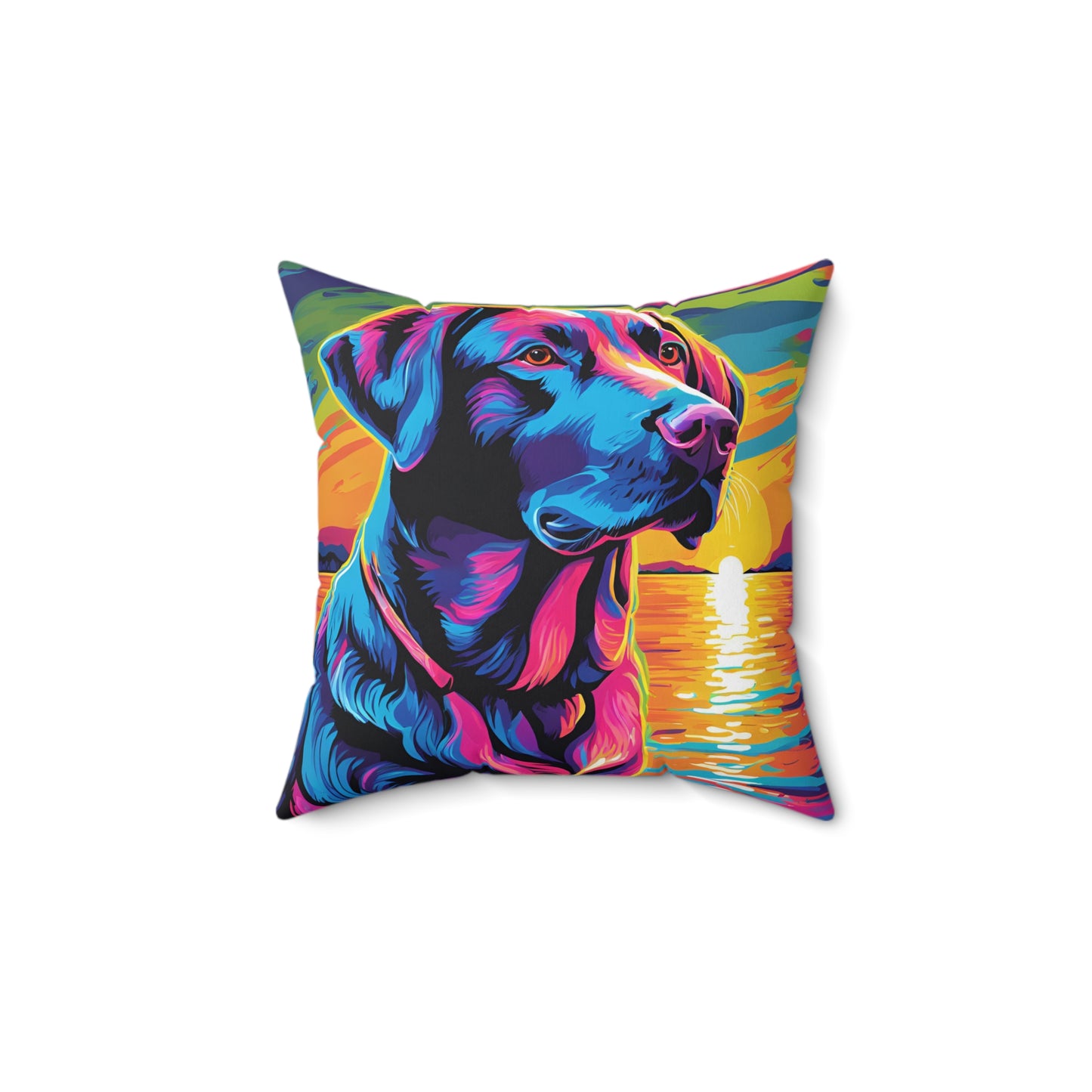 Black Lab Pillow