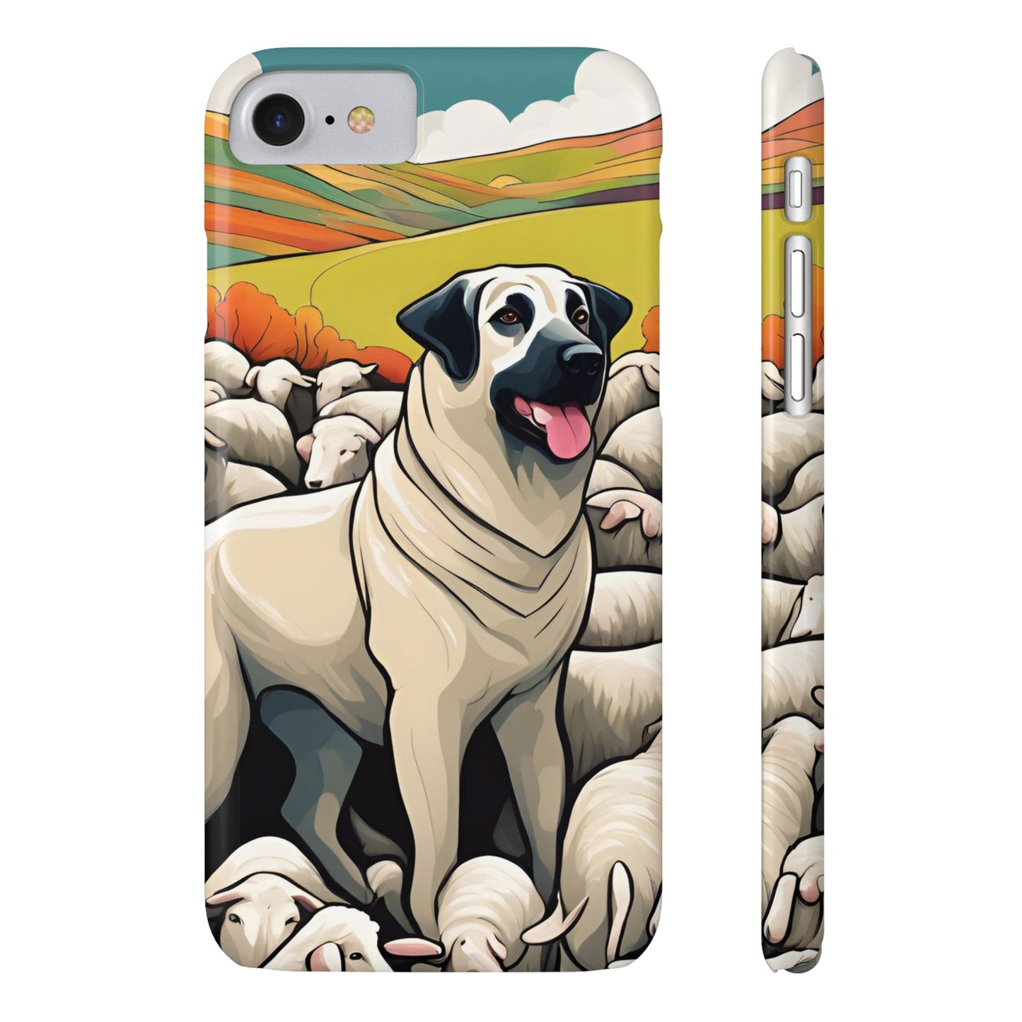 Kangal with flock Slim Phone Case