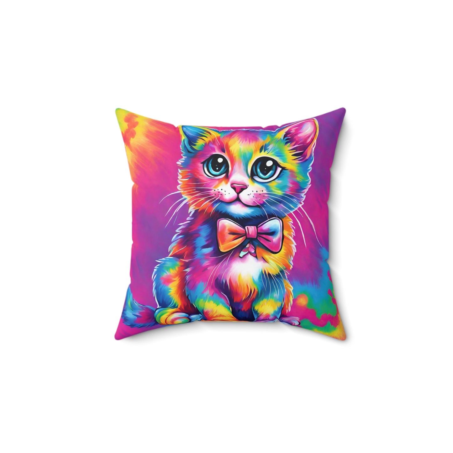 Kitten Faux Suede Pillow
