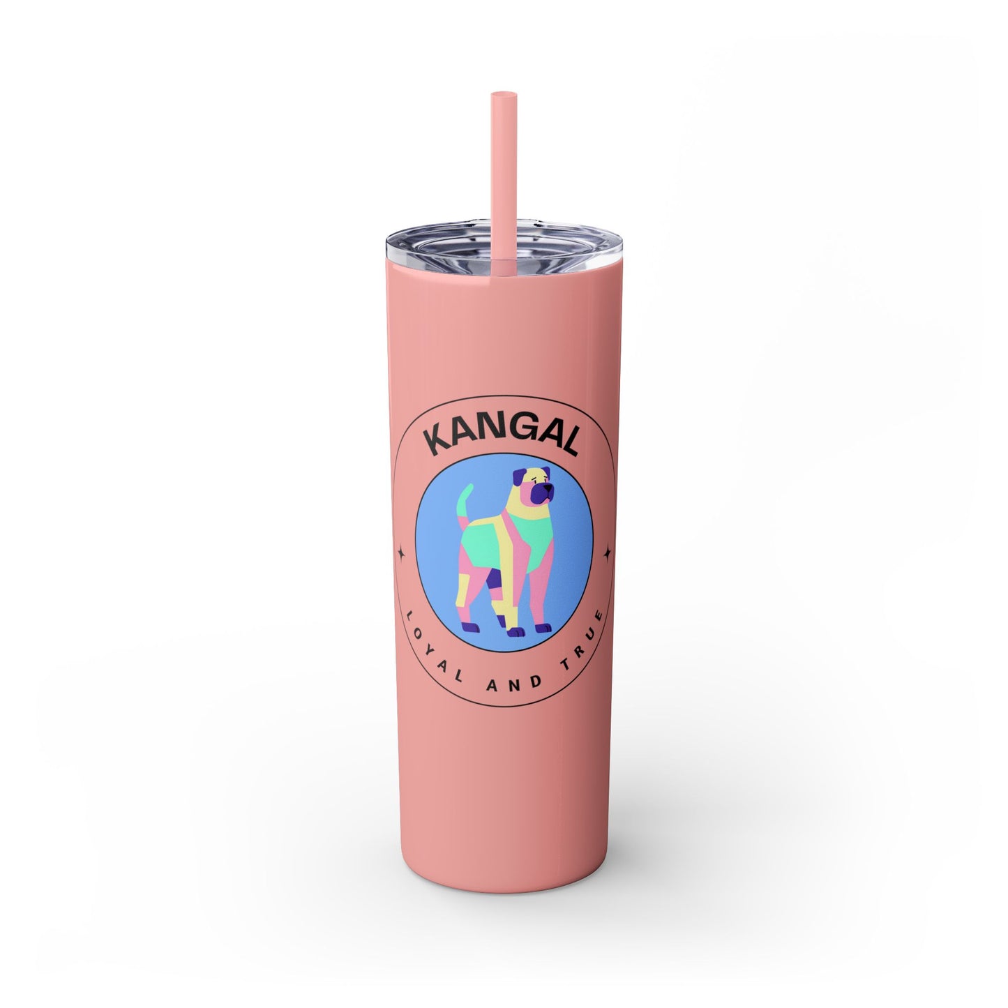 Kangal Skinny Tumbler with Straw, 20oz