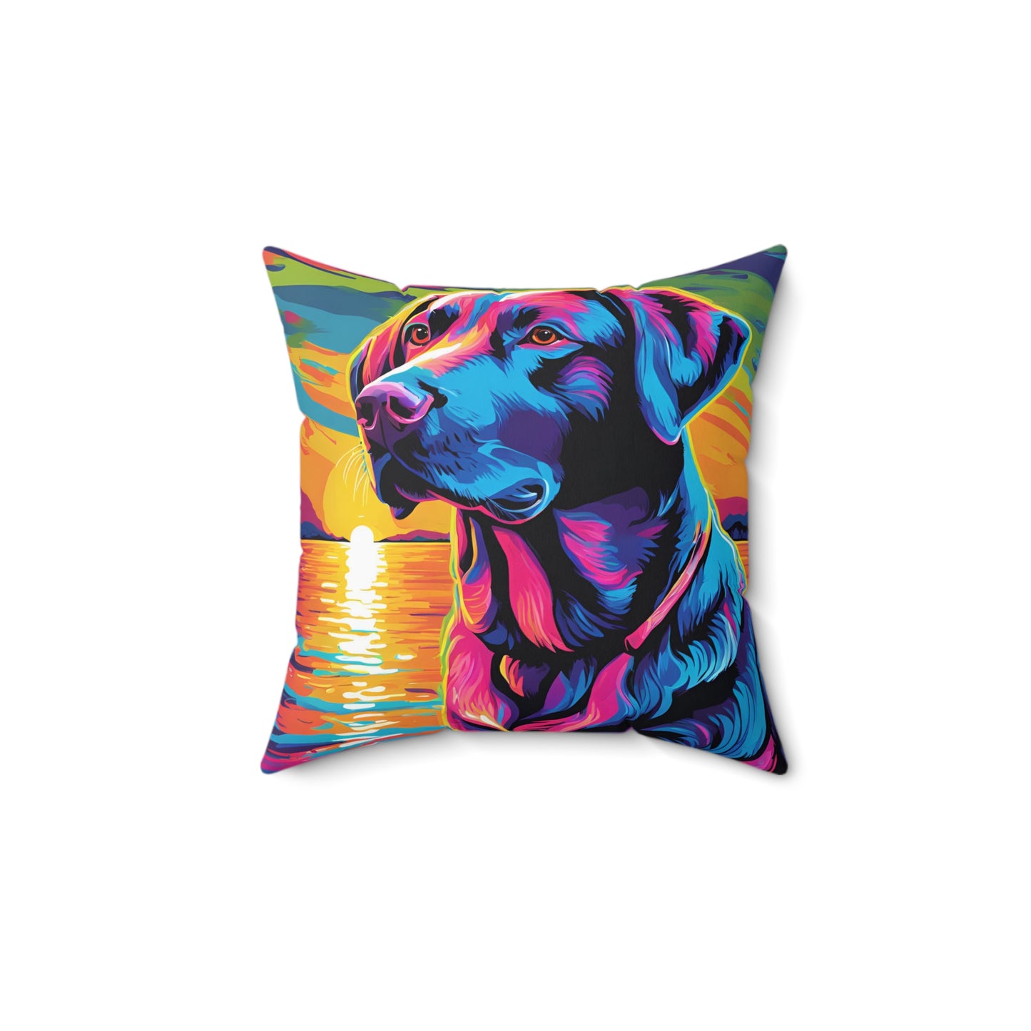 Black Lab Pillow