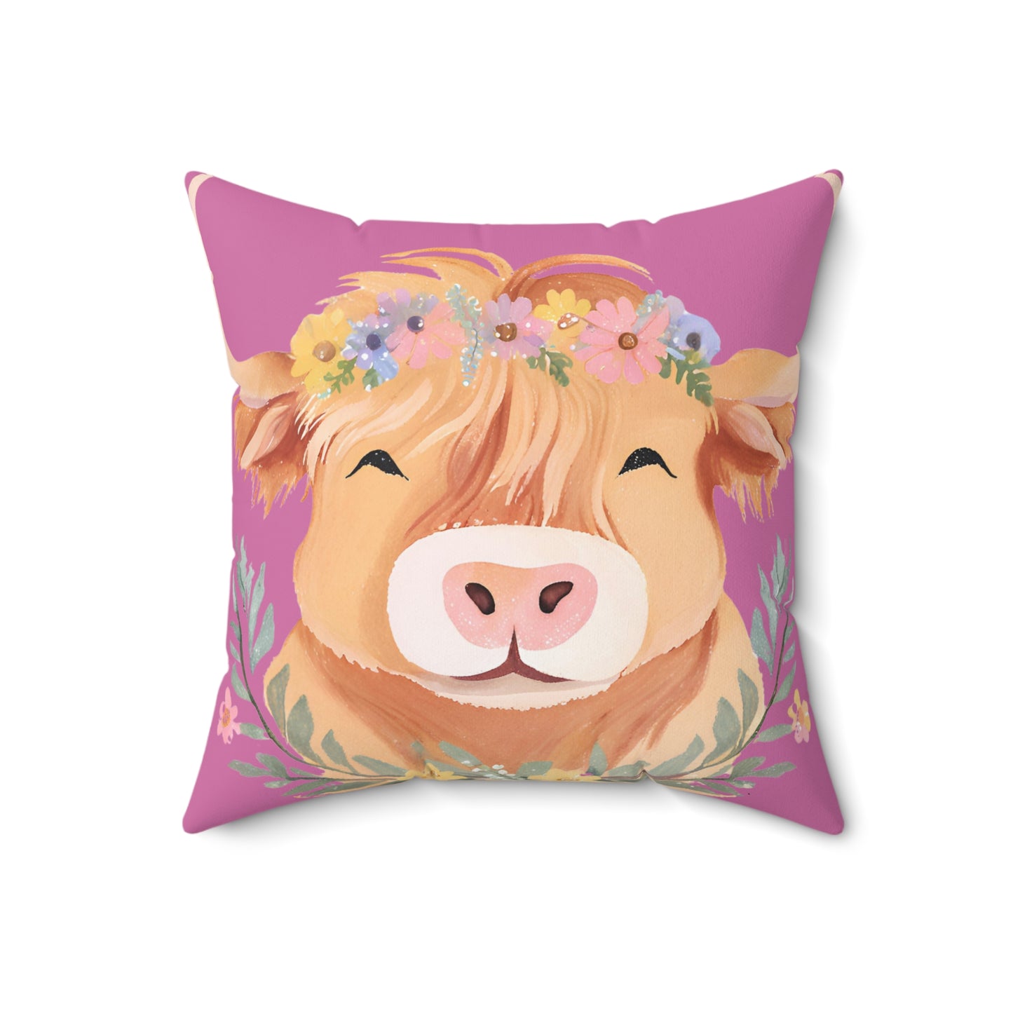 Highland Cow Pillow
