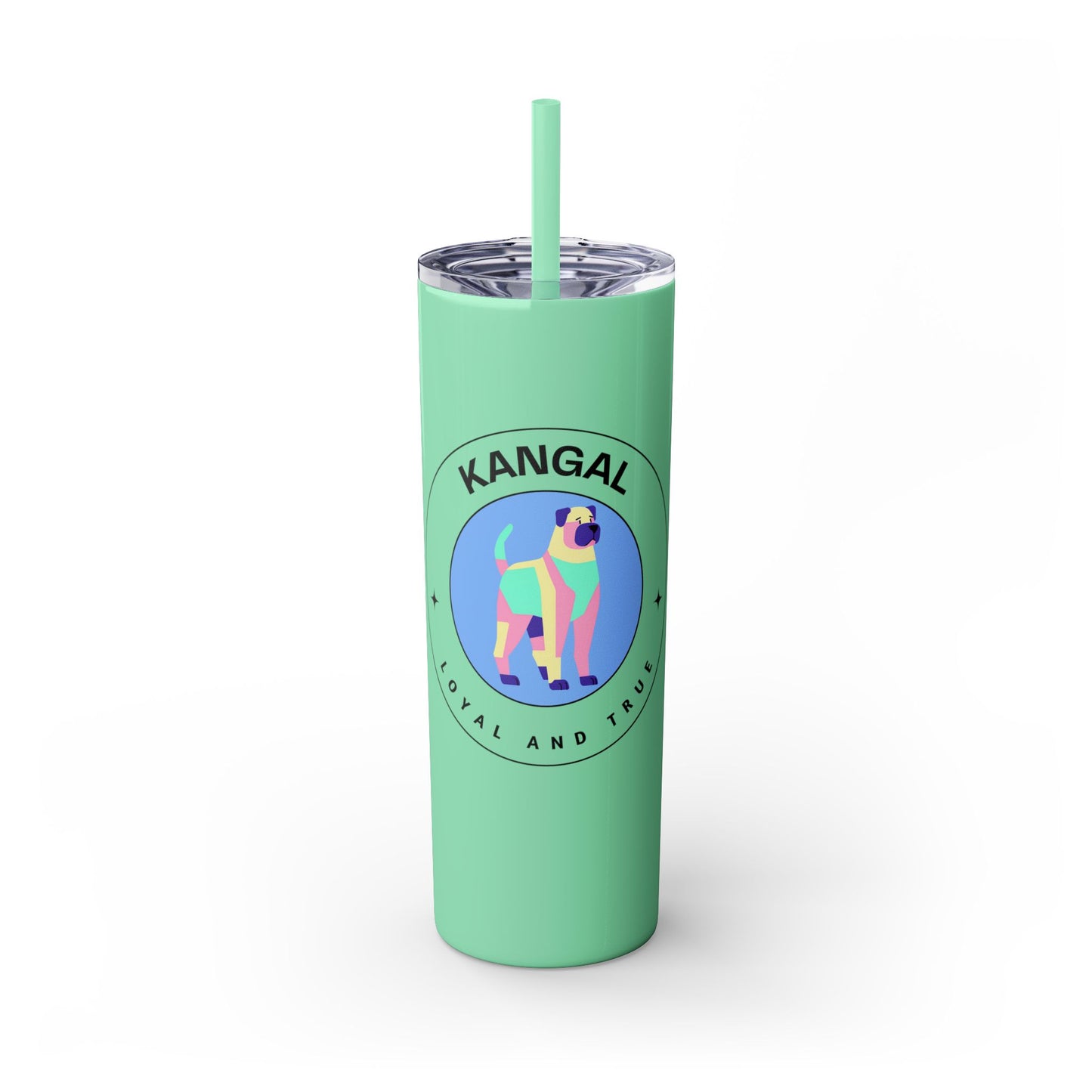 Kangal Skinny Tumbler with Straw, 20oz