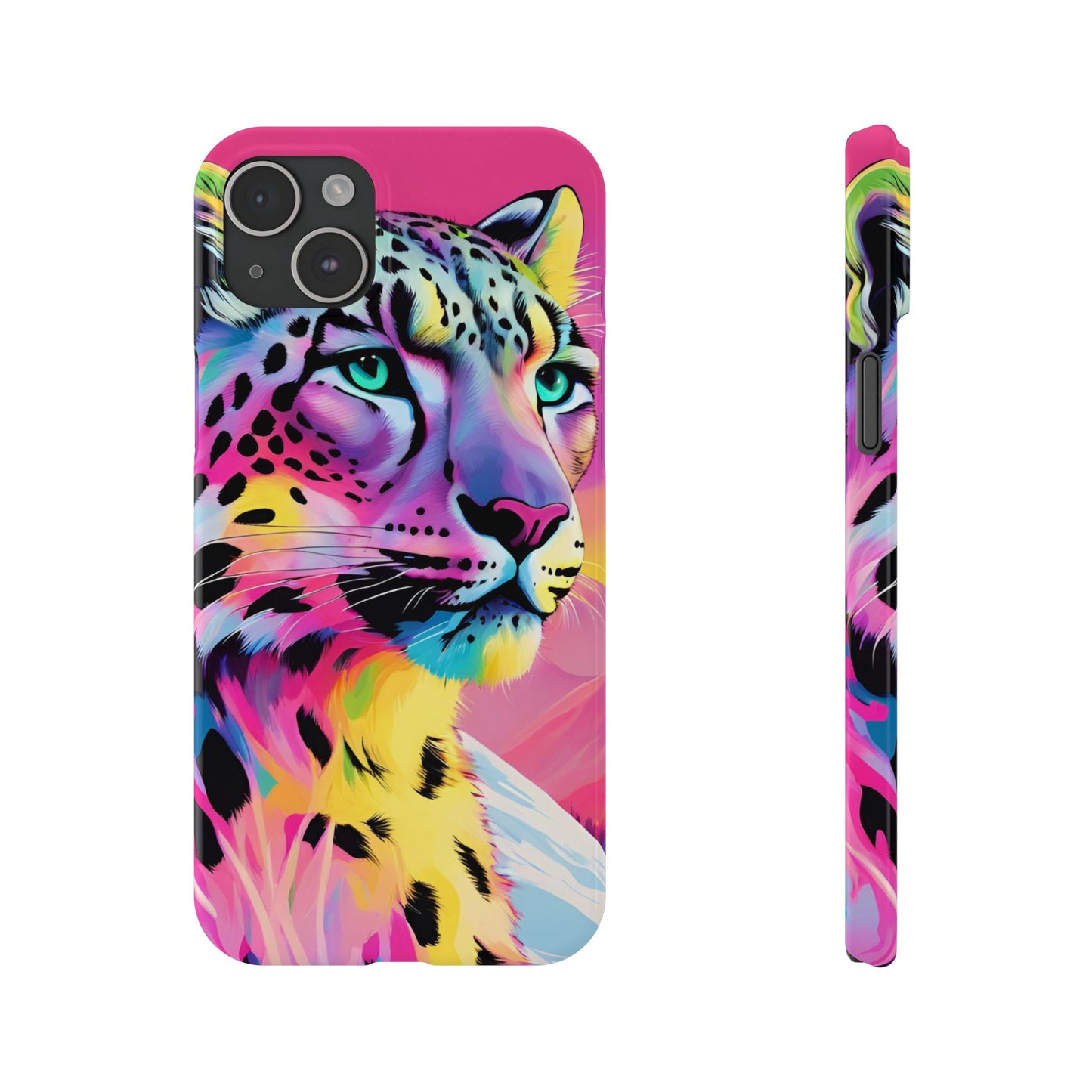 Snow Leopard Slim Phone Case