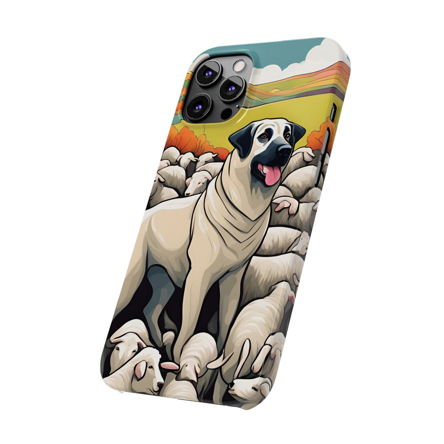 Kangal with flock Slim Phone Case