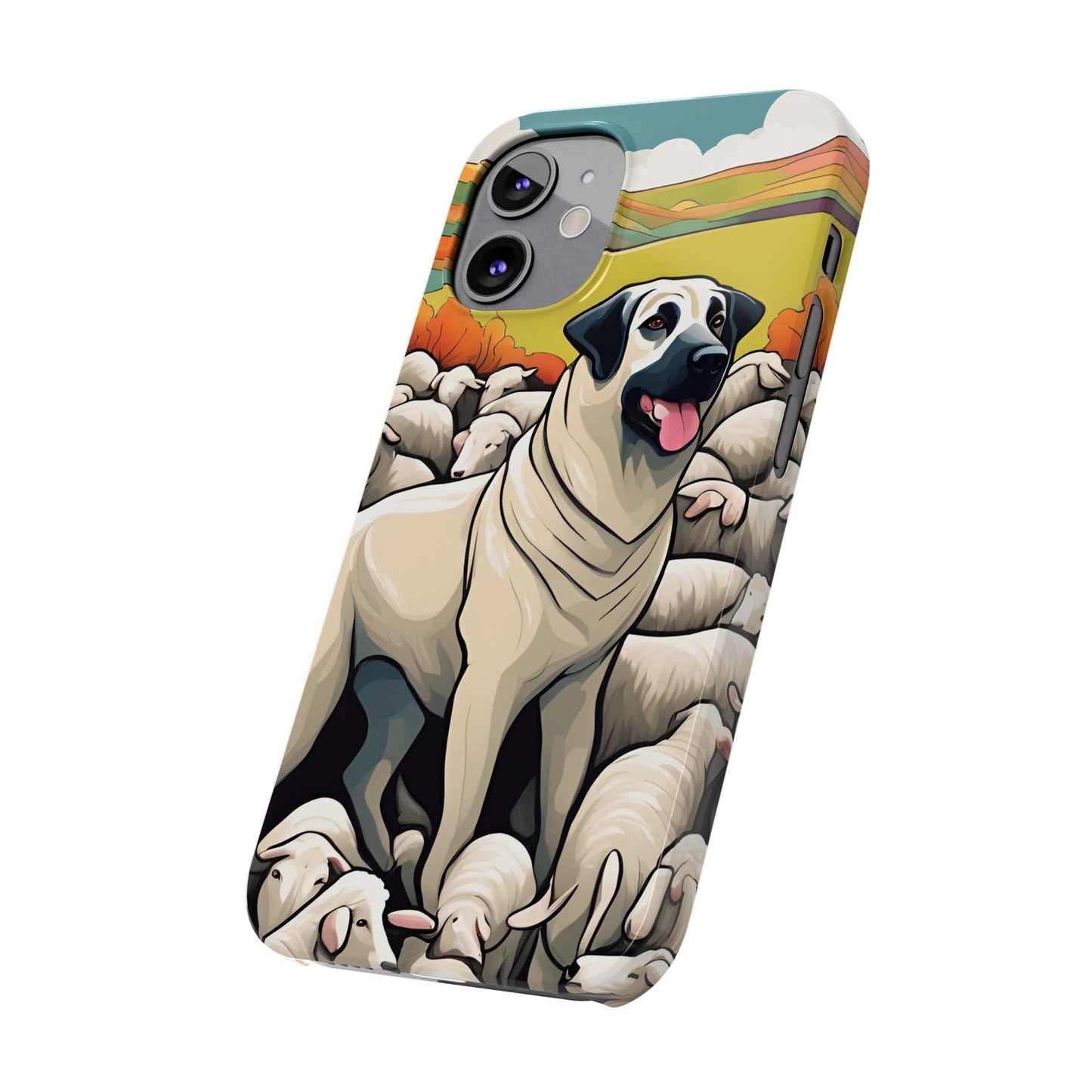 Kangal with flock Slim Phone Case