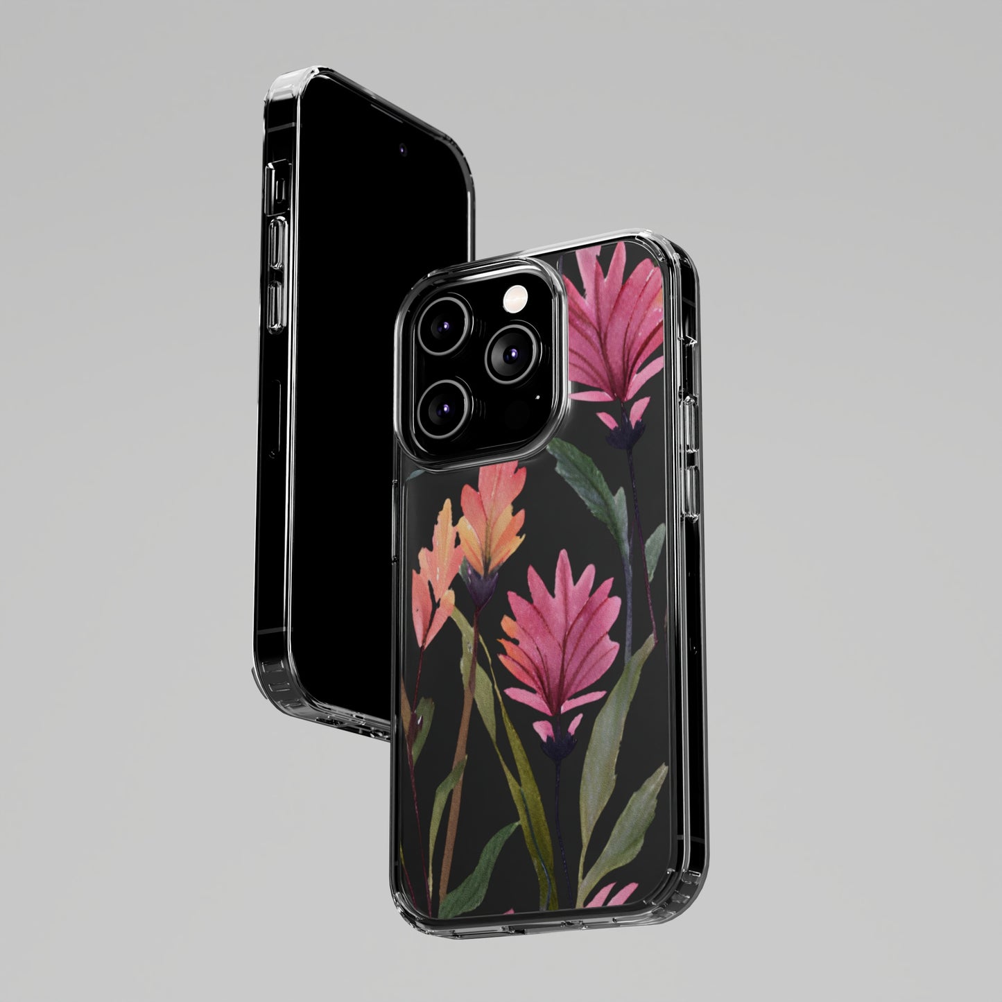 Flower Clear Phone Case