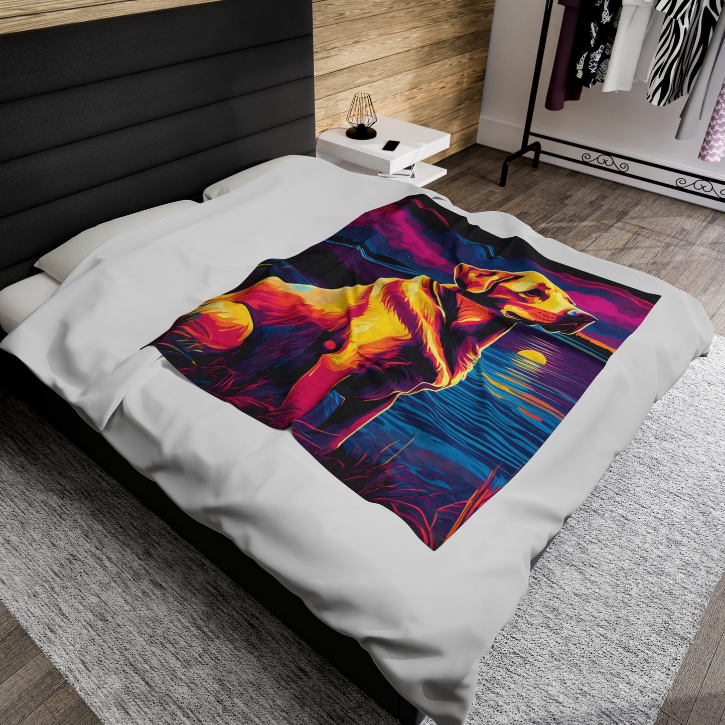 Lab Plush Blanket
