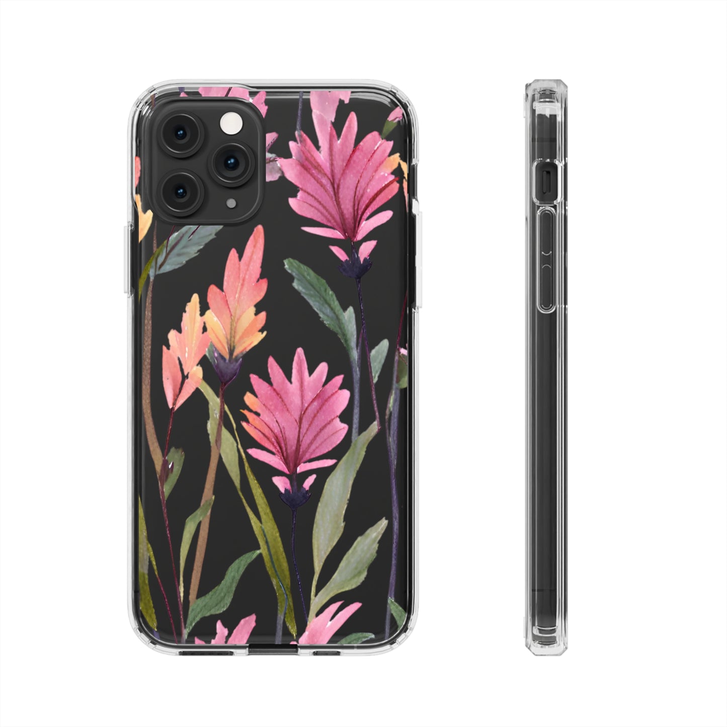 Flower Clear Phone Case