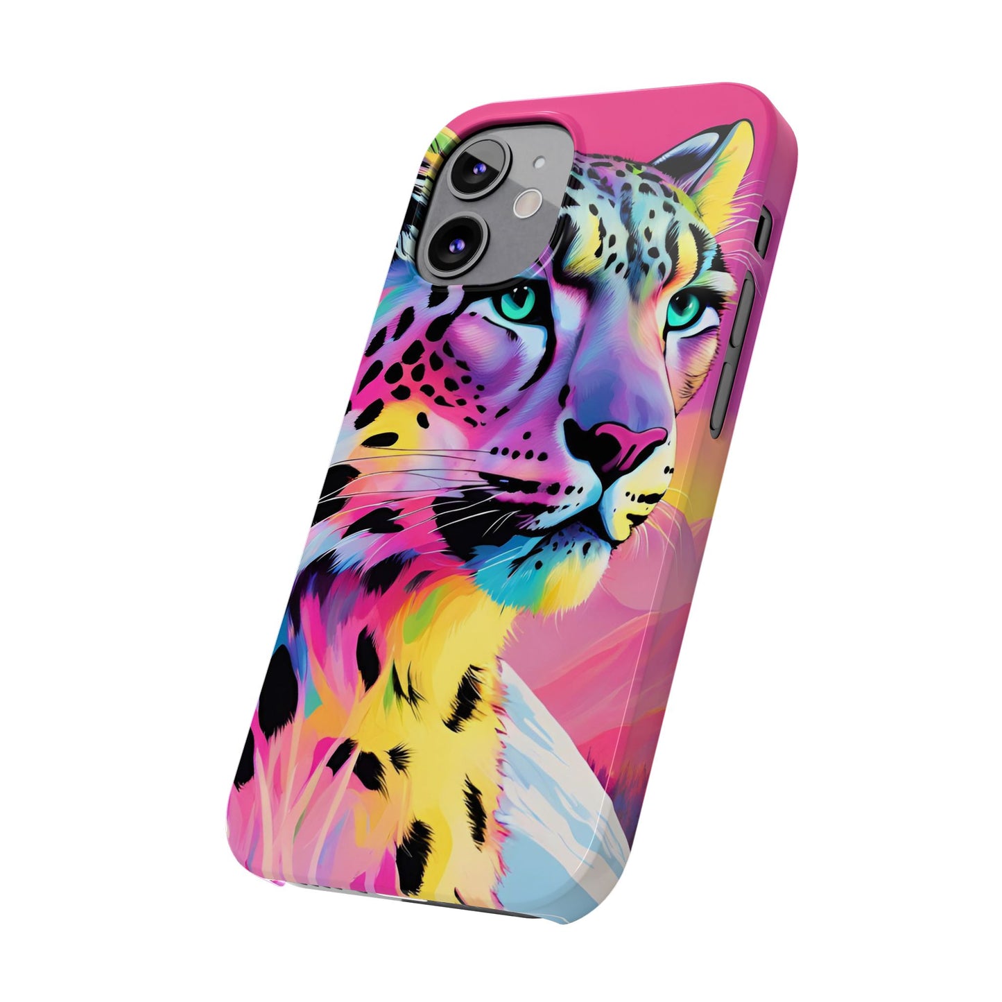 Snow Leopard Slim Phone Case
