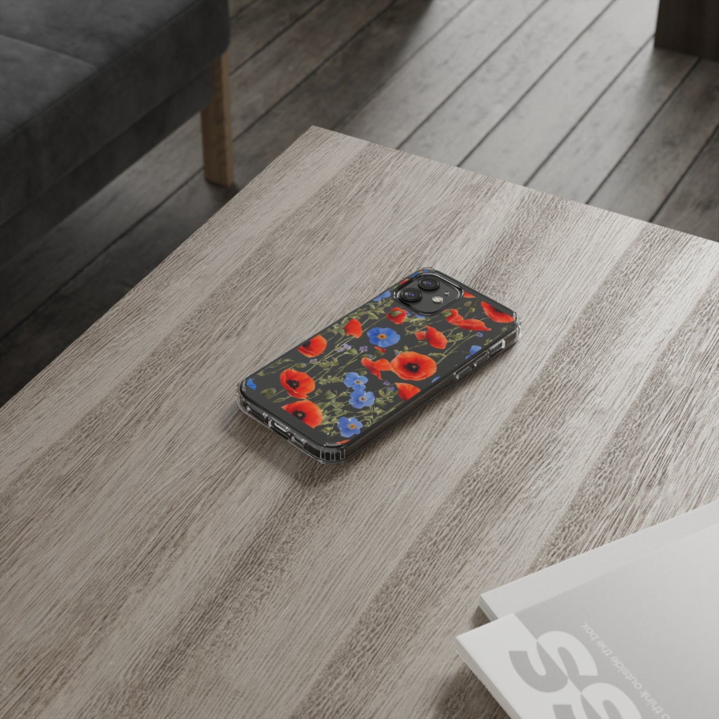 Poppy Clear Phone Case