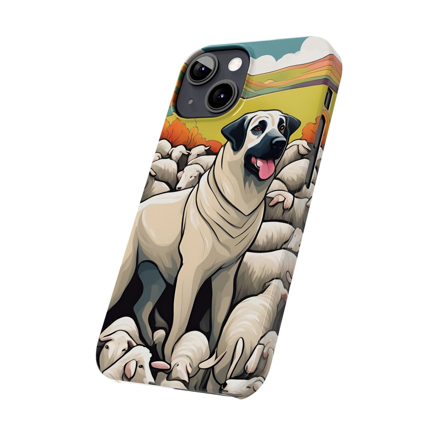 Kangal with flock Slim Phone Case