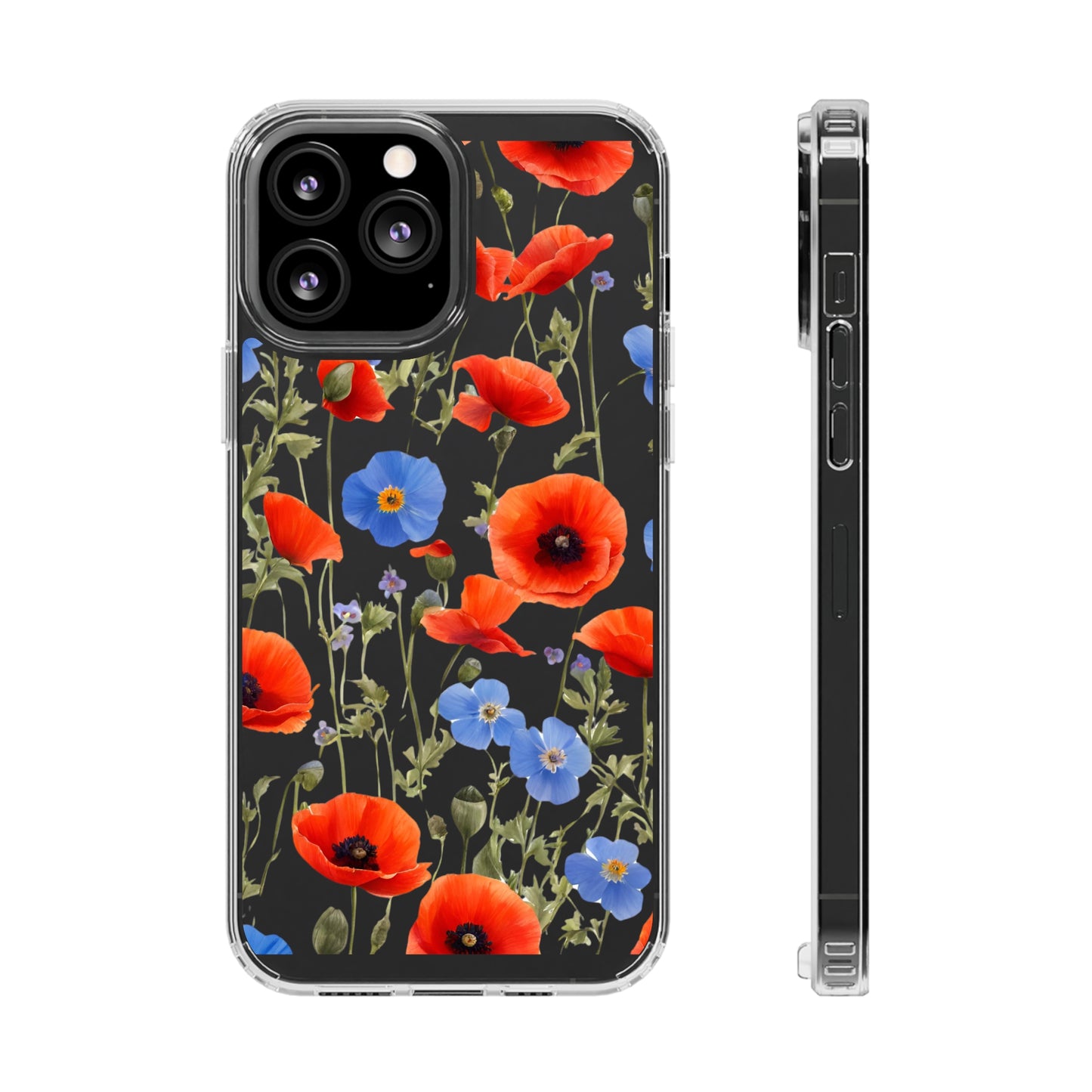 Poppy Clear Phone Case