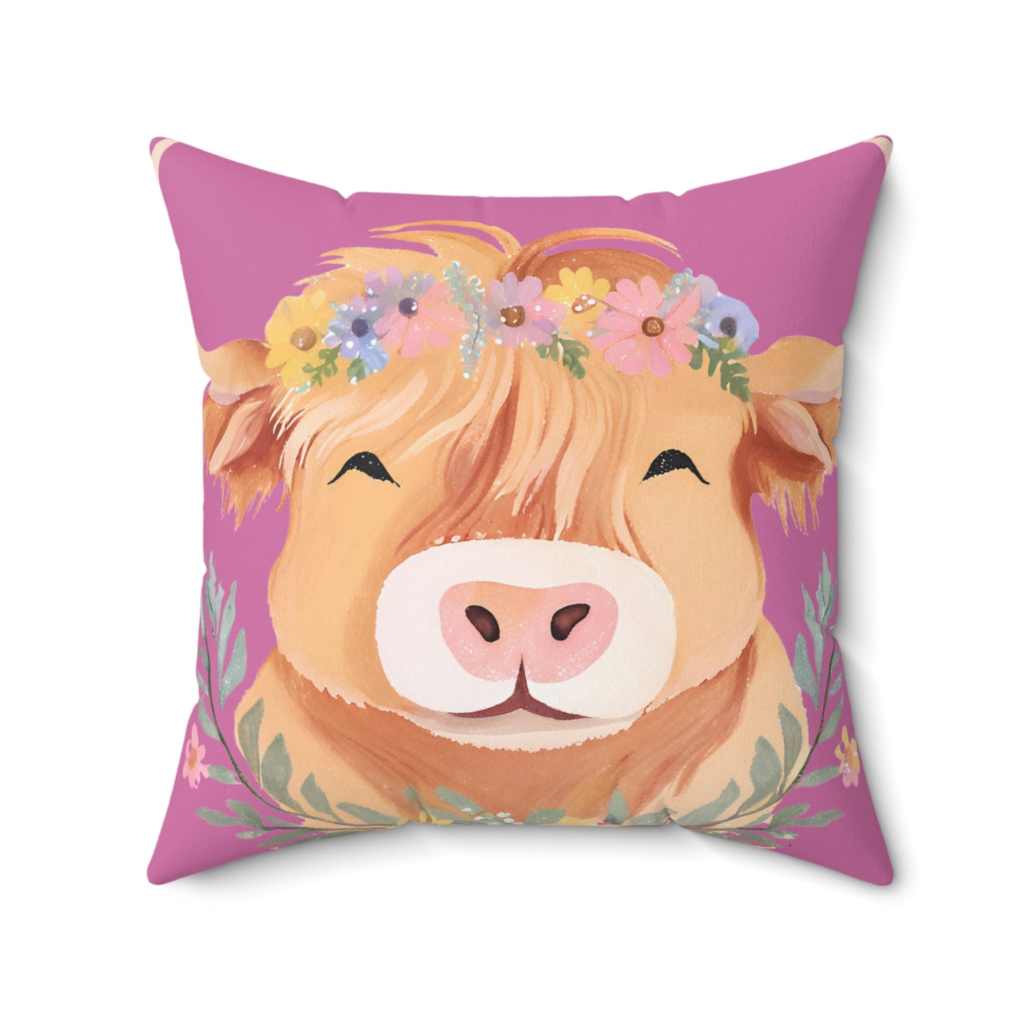 Highland Cow Pillow