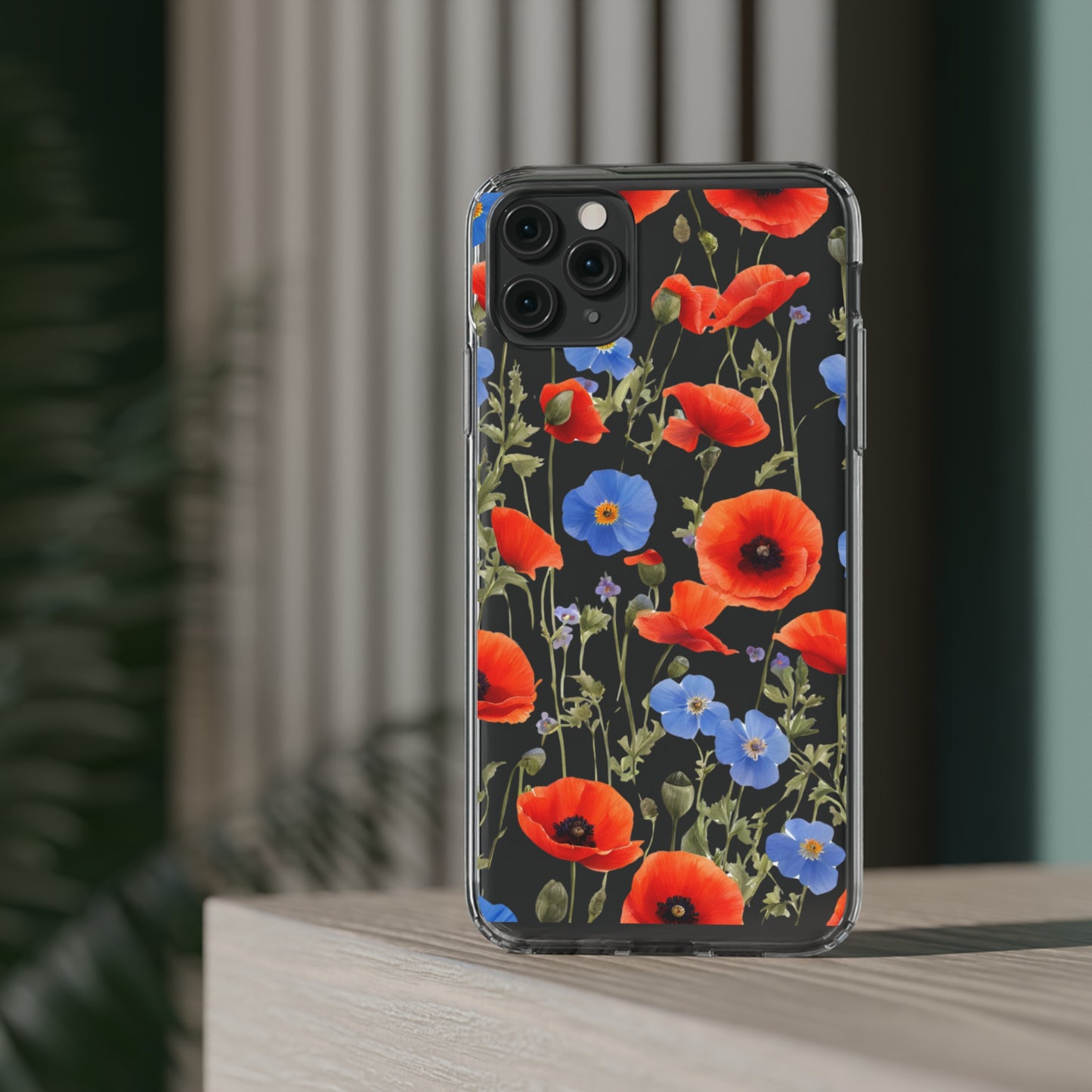 Poppy Clear Phone Case
