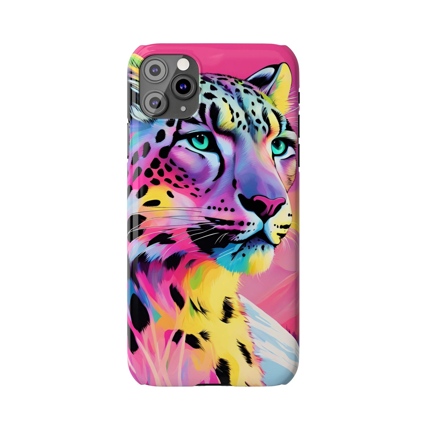 Snow Leopard Slim Phone Case
