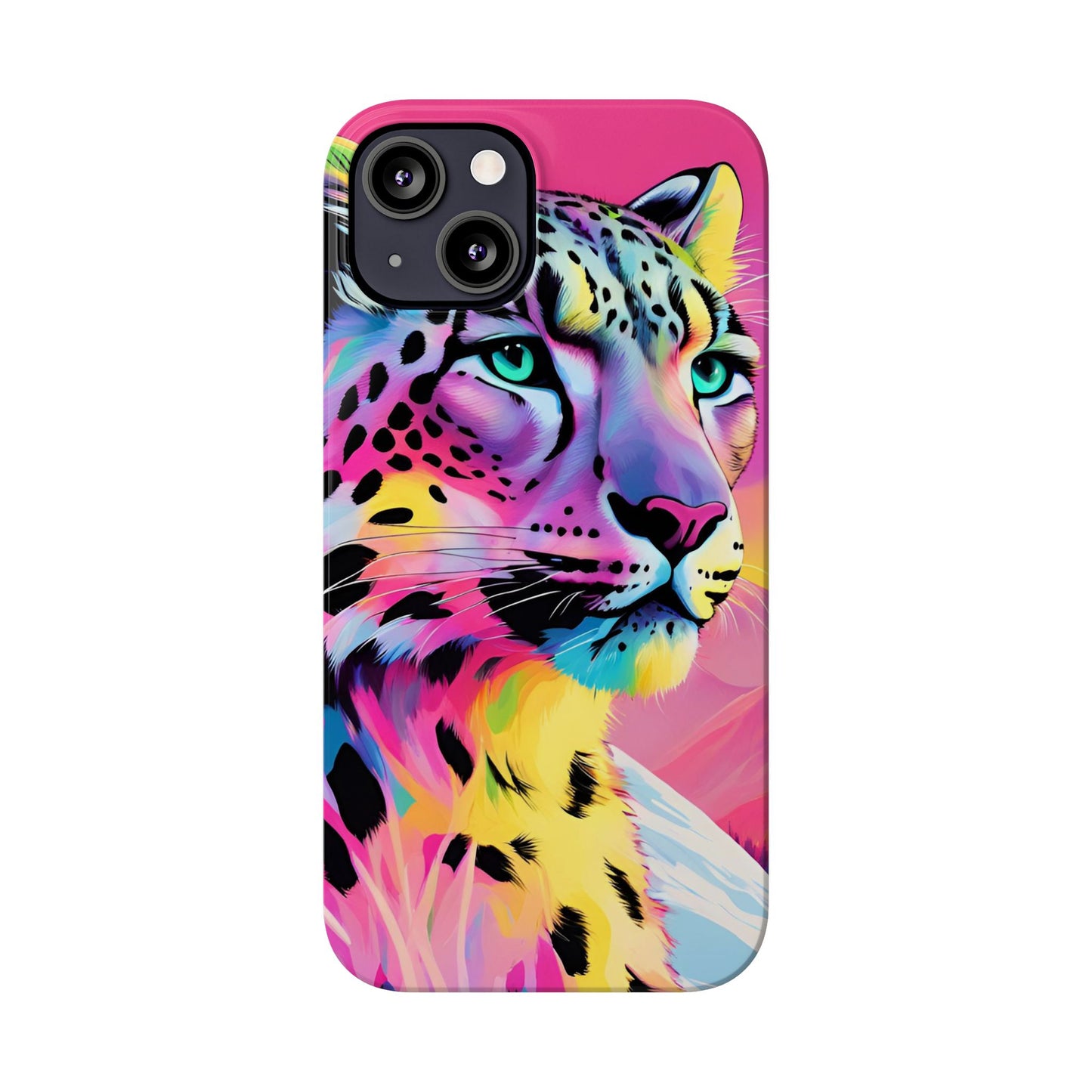 Snow Leopard Slim Phone Case