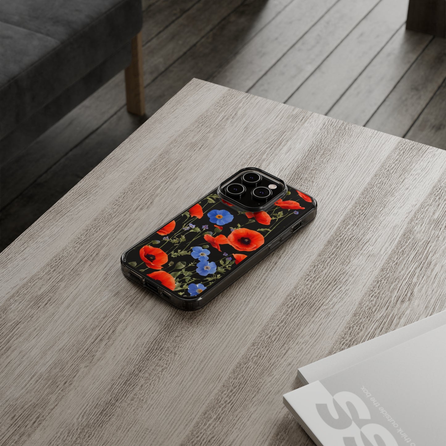 Poppy Clear Phone Case