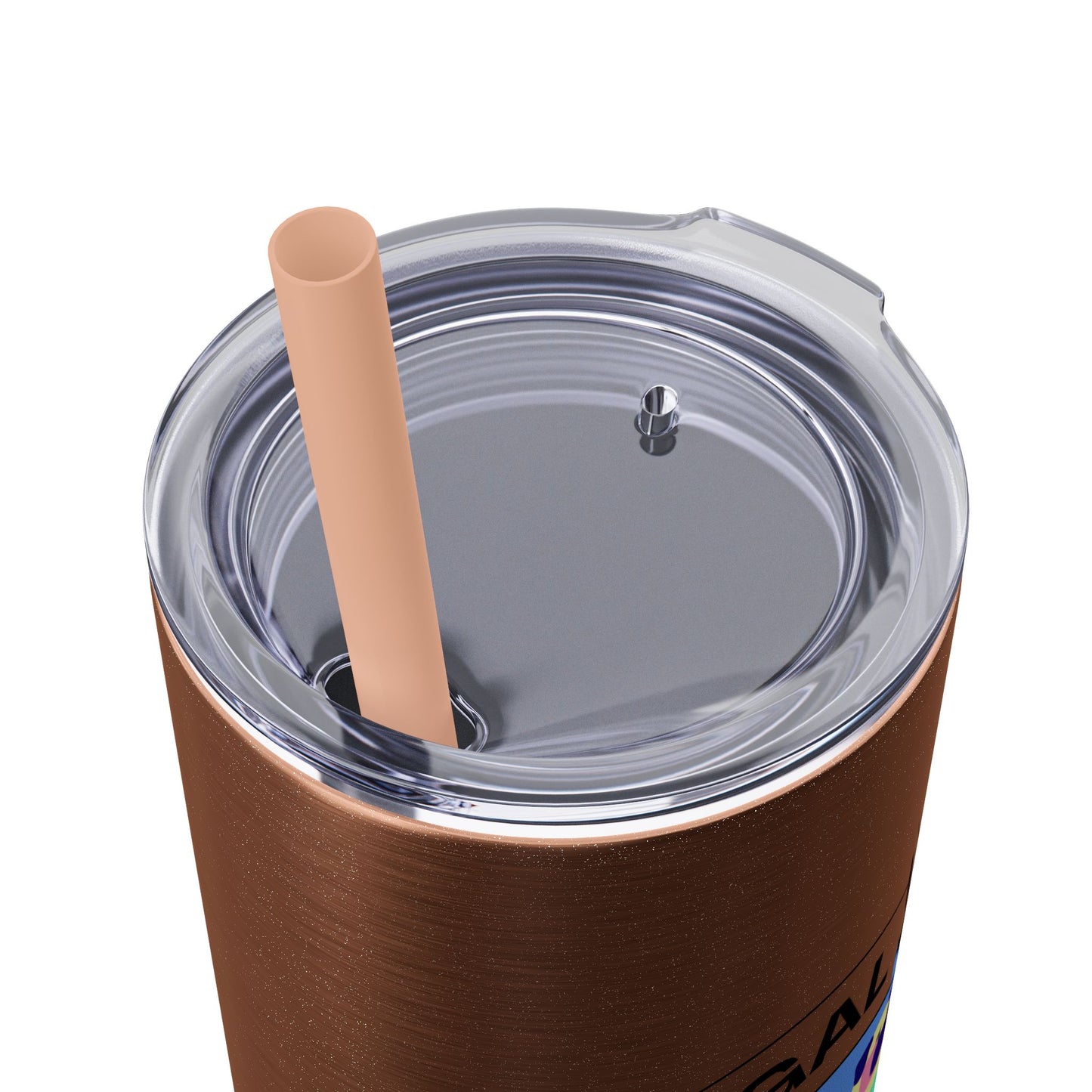 Kangal Mom Skinny Tumbler with Straw, 20oz