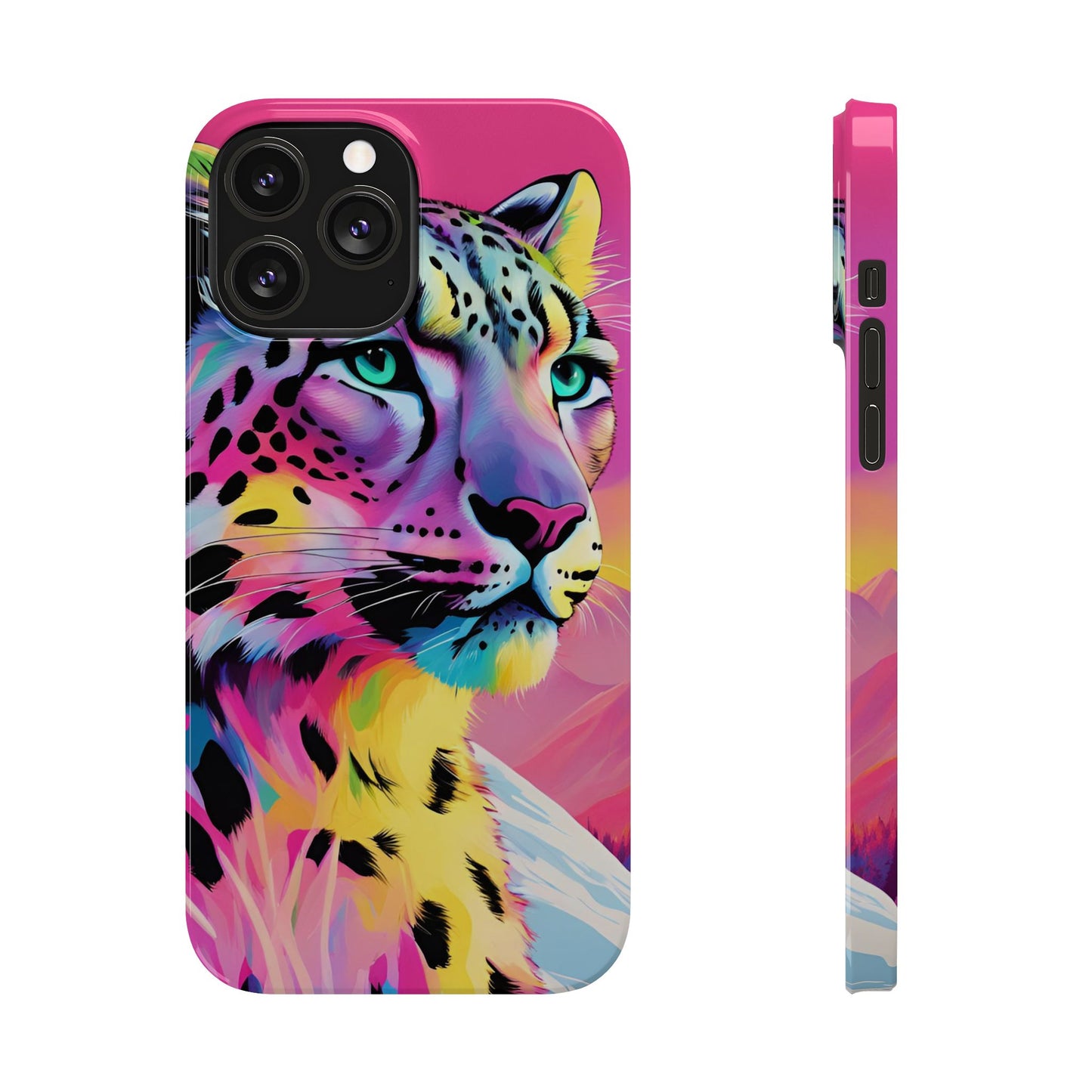 Snow Leopard Slim Phone Case