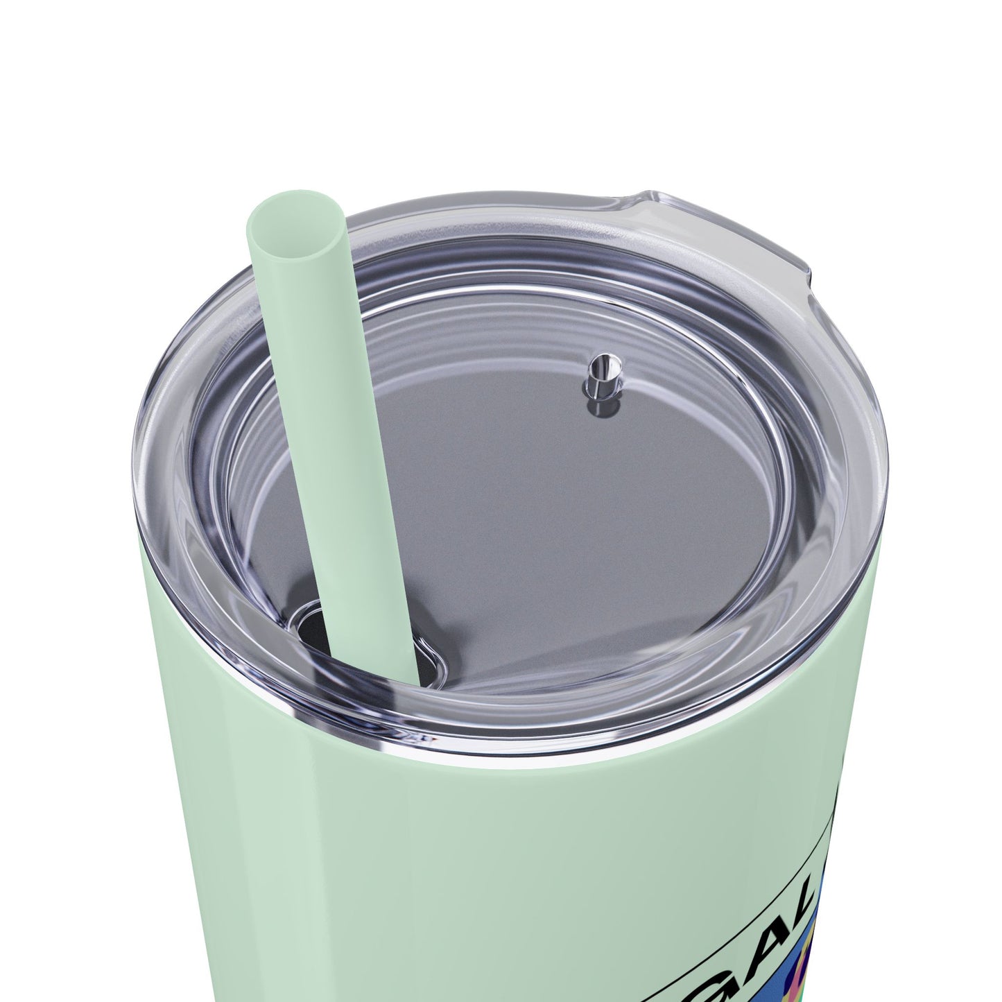 Kangal Mom Skinny Tumbler with Straw, 20oz