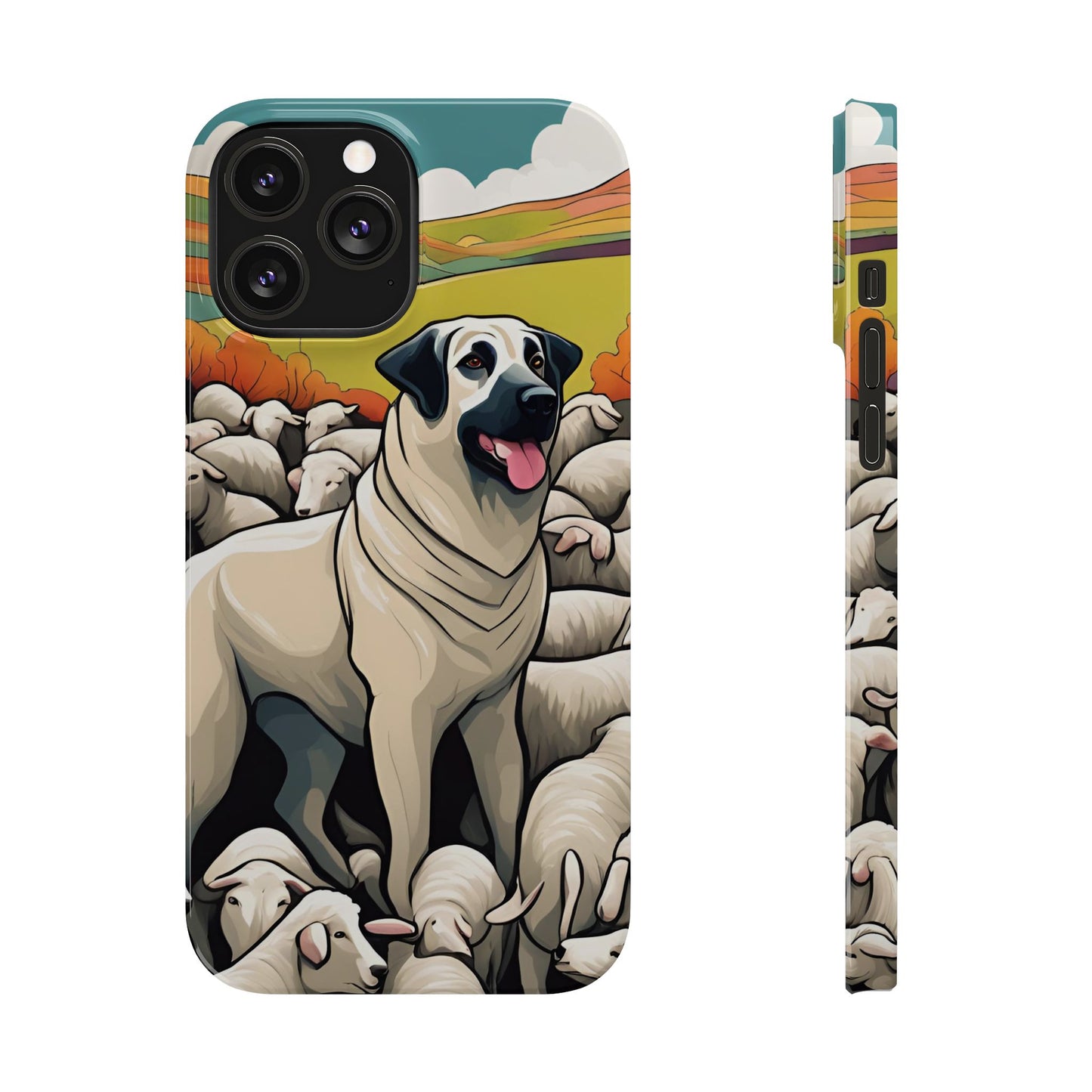 Kangal with flock Slim Phone Case