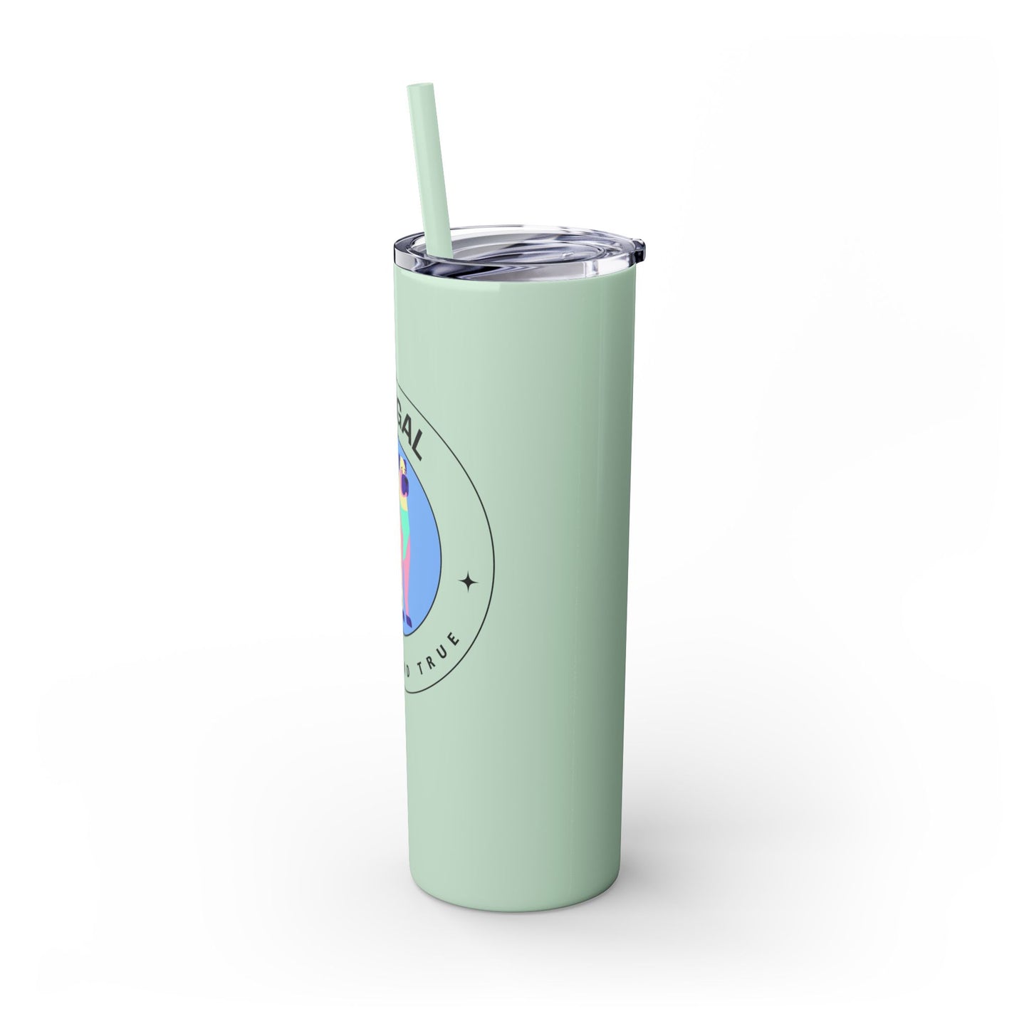 Kangal Skinny Tumbler with Straw, 20oz