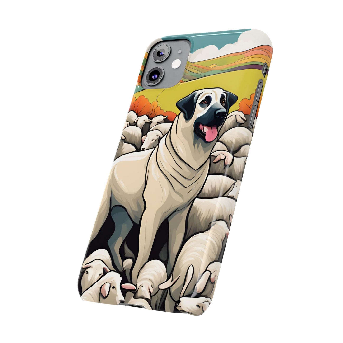 Kangal with flock Slim Phone Case