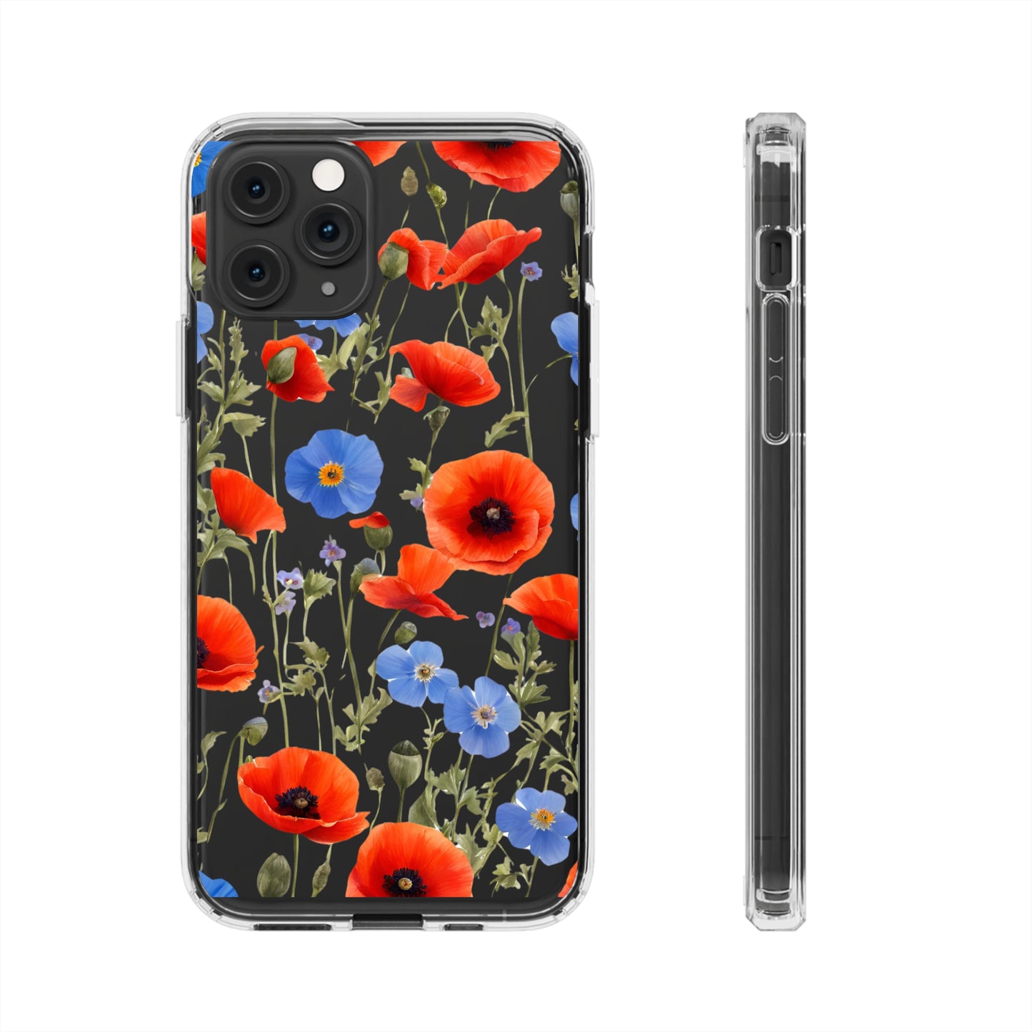 Poppy Clear Phone Case