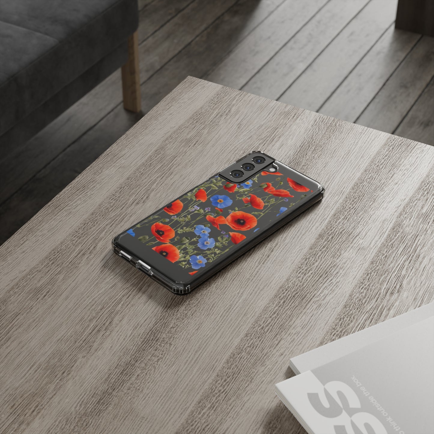Poppy Clear Phone Case