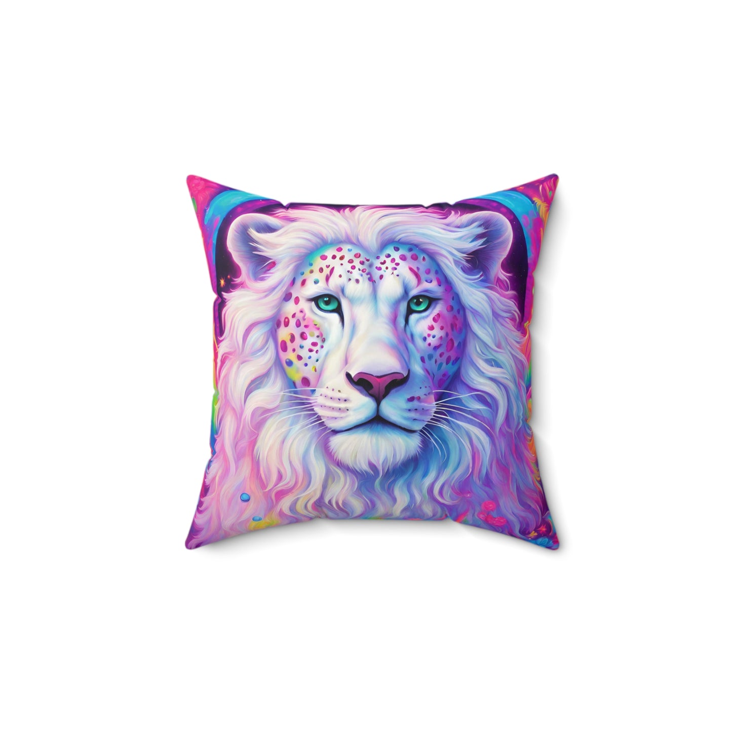 White Lion Pillow