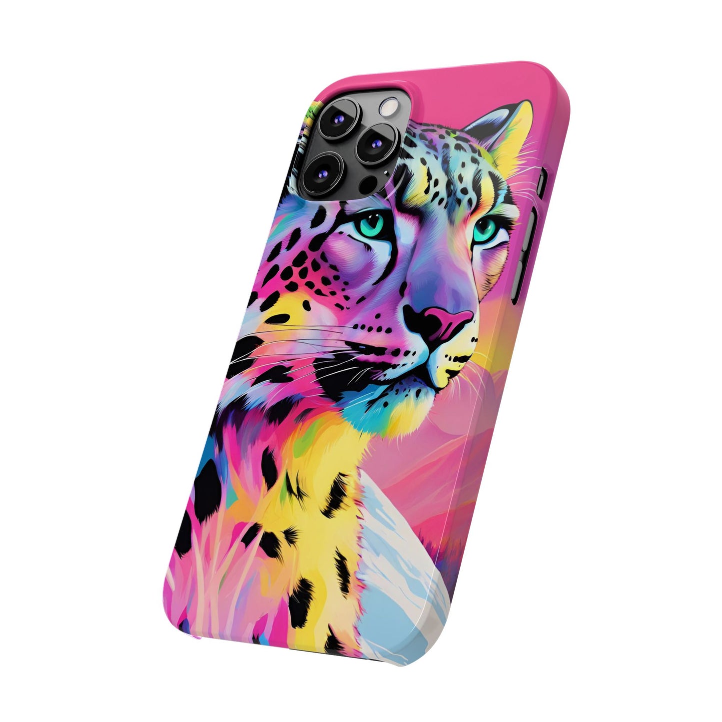 Snow Leopard Slim Phone Case