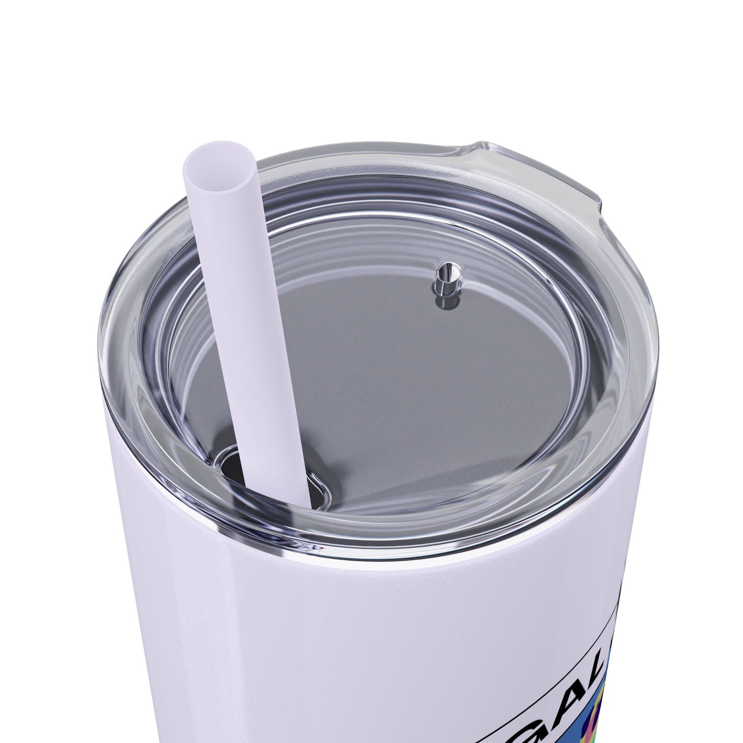 Kangal Mom Skinny Tumbler with Straw, 20oz