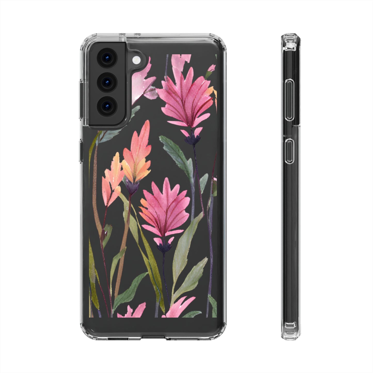 Flower Clear Phone Case