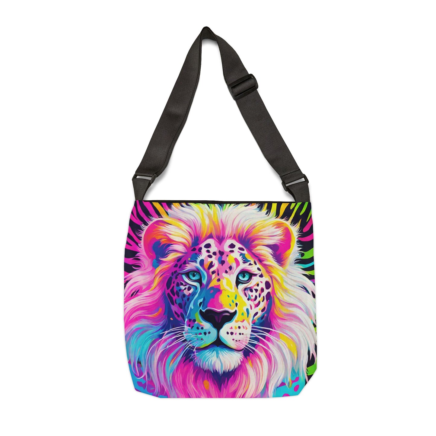 Rainbow Lion Adjustable Tote