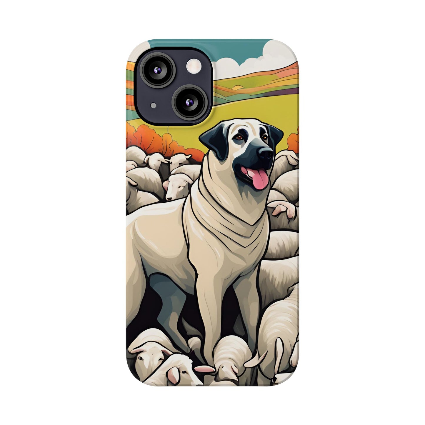 Kangal with flock Slim Phone Case
