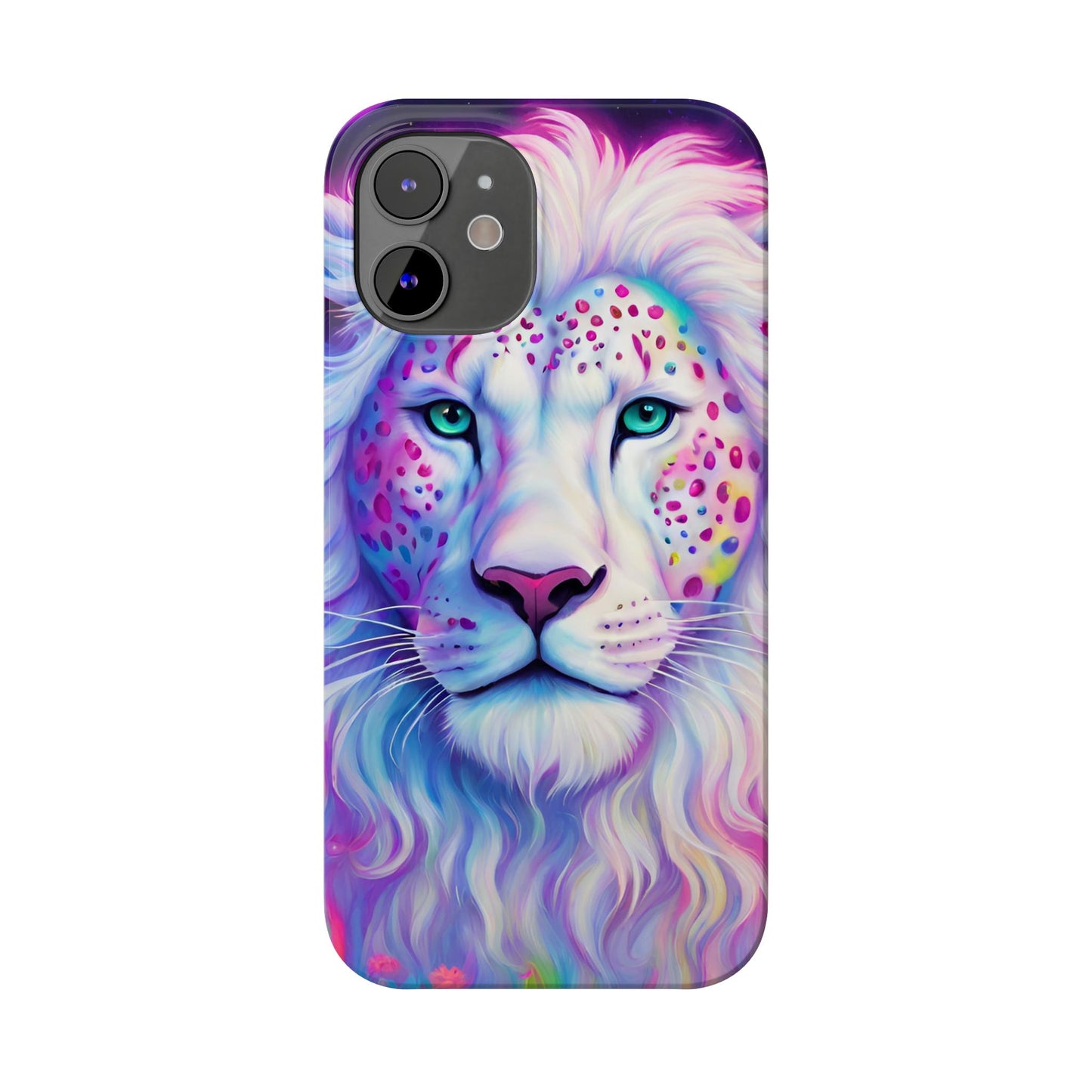 White Lion Slim Phone Case