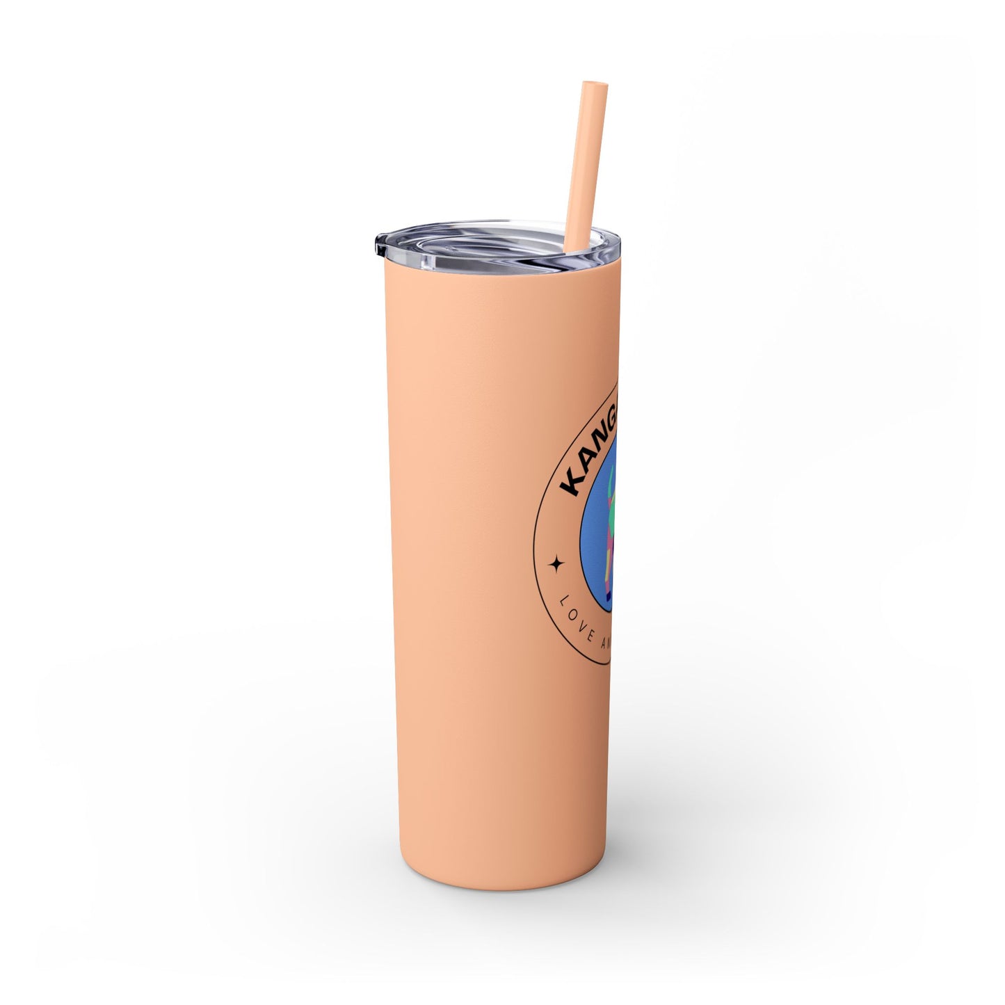 Kangal Mom Skinny Tumbler with Straw, 20oz