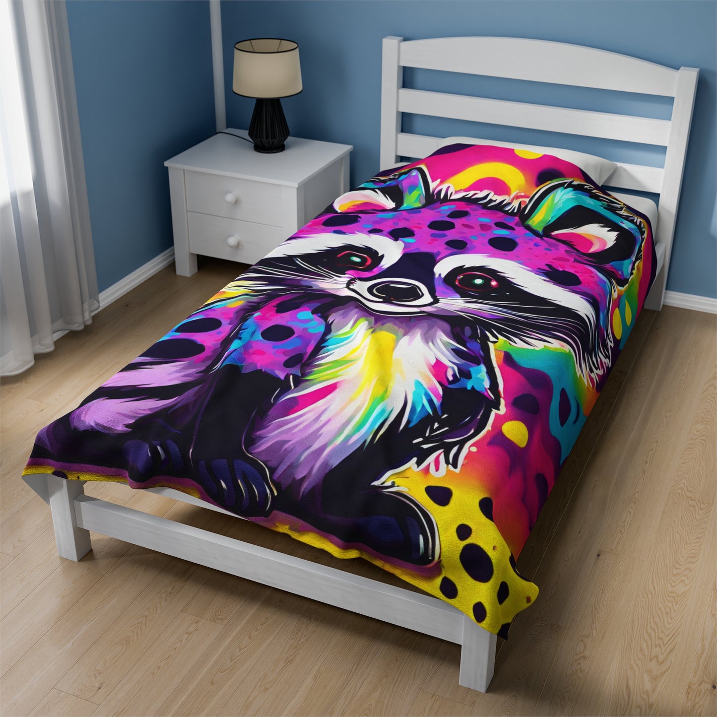 Cute Raccoon Plush Blanket