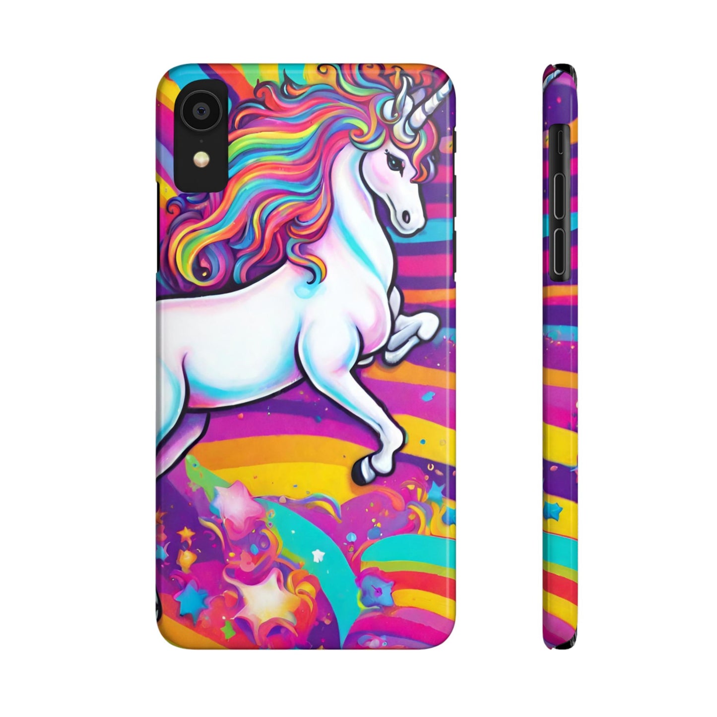 Rainbow Unicorn Slim Phone Case