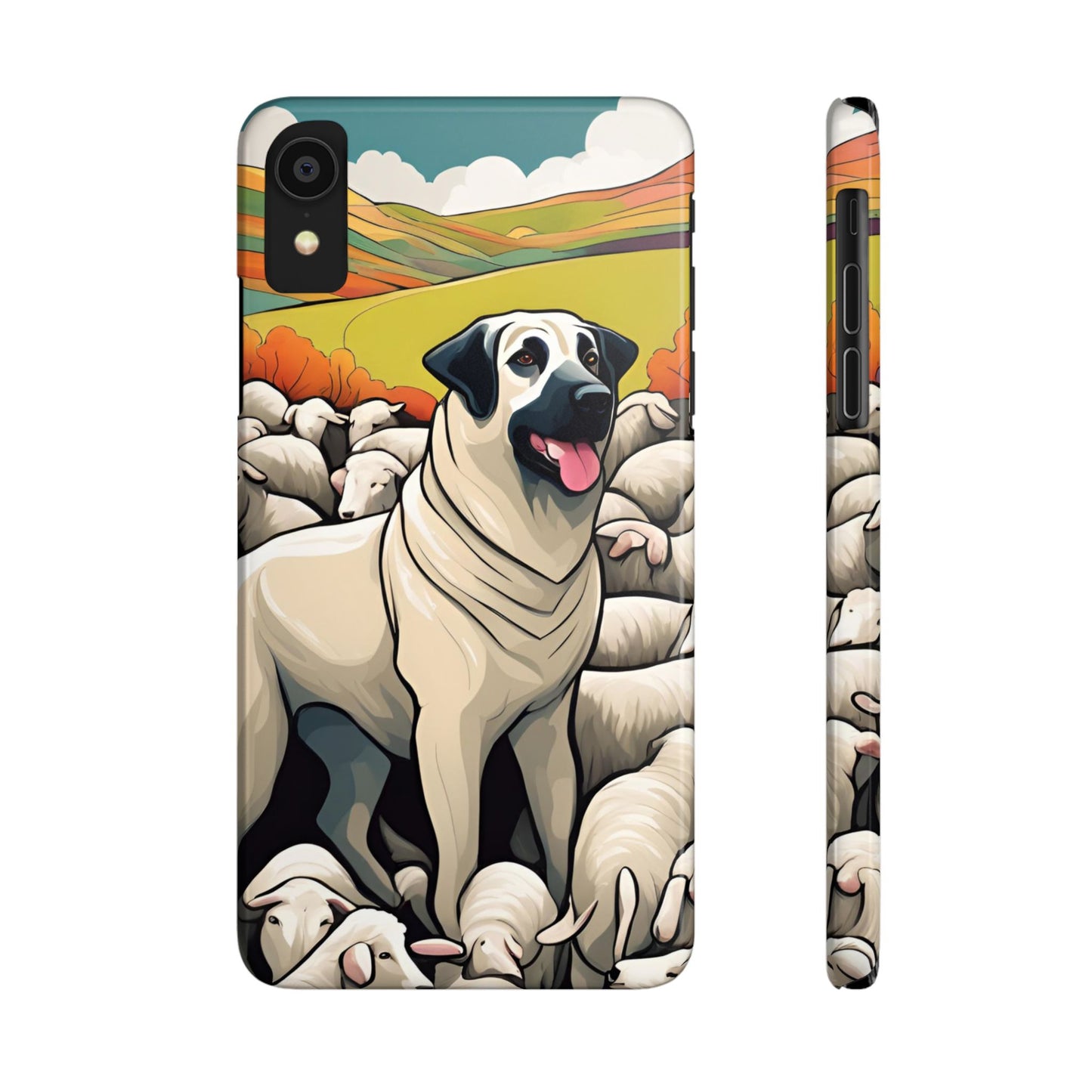 Kangal with flock Slim Phone Case