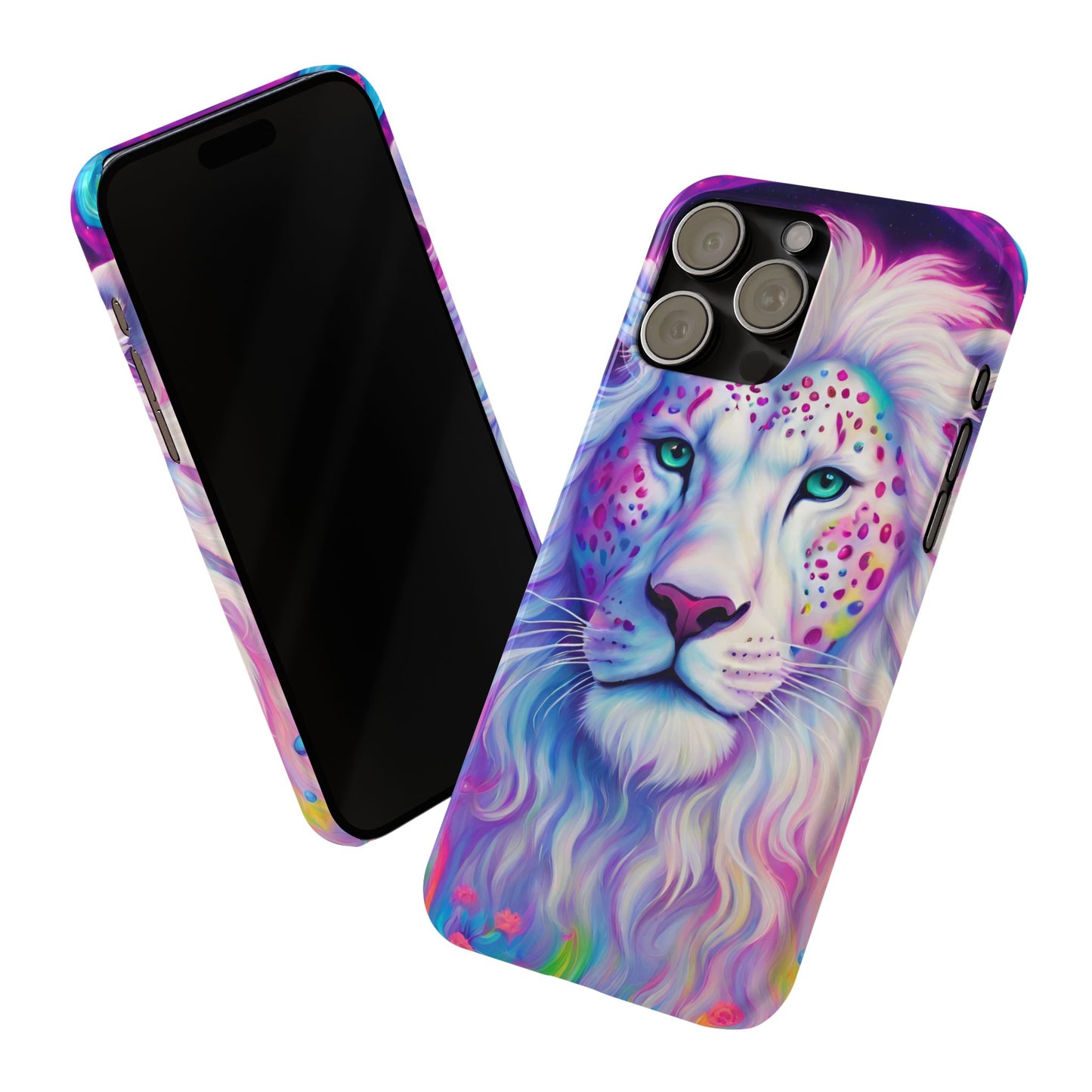 White Lion Slim Phone Case