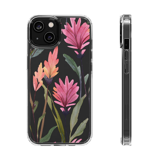 Flower Clear Phone Case