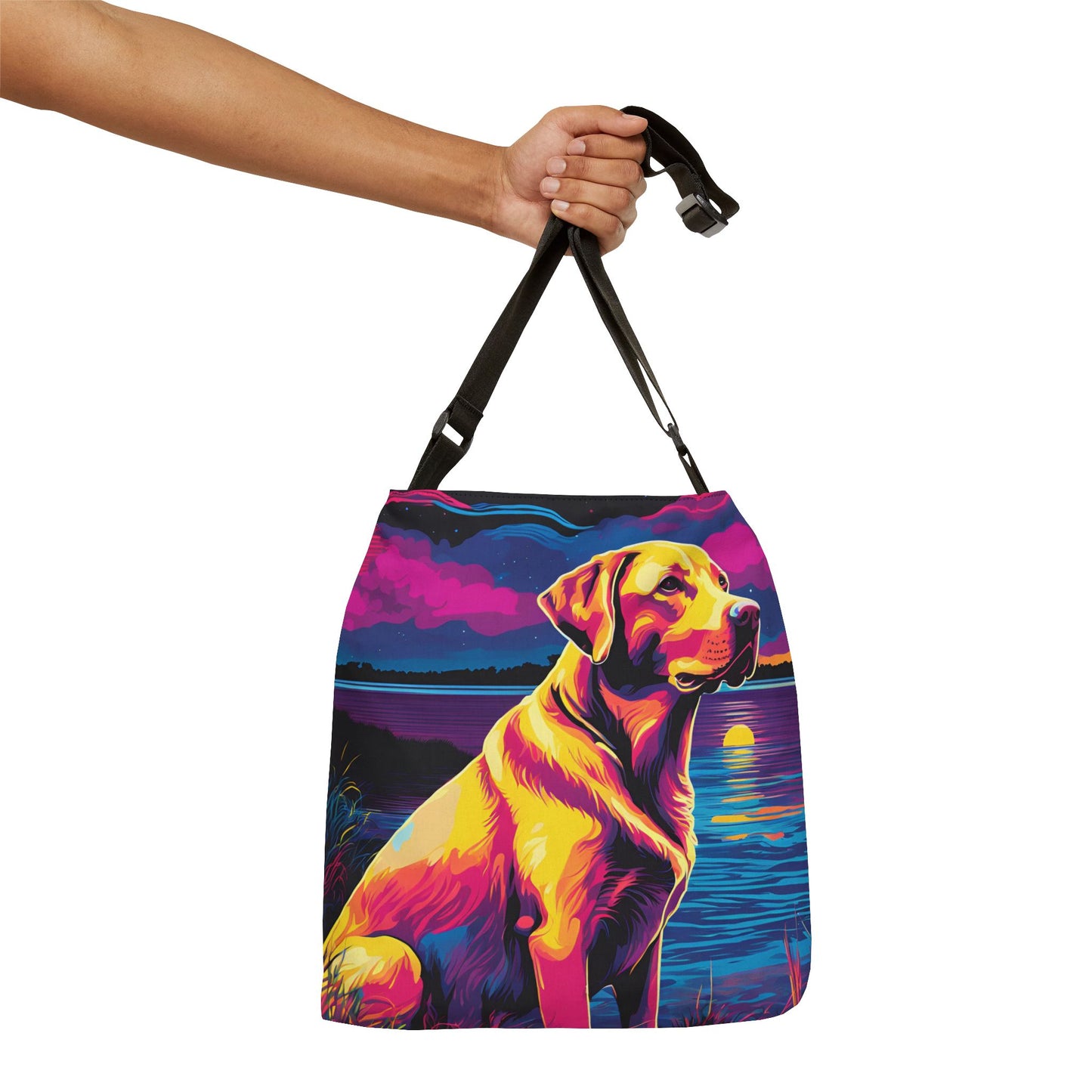 Yellow Lab Adjustable Tote