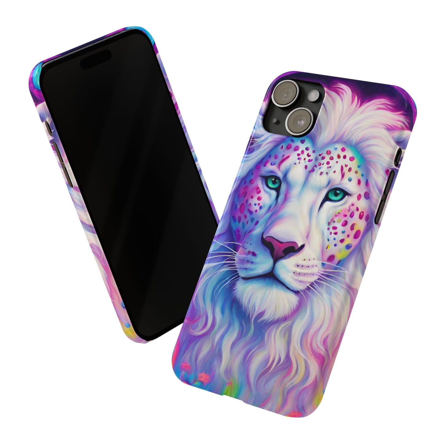 White Lion Slim Phone Case