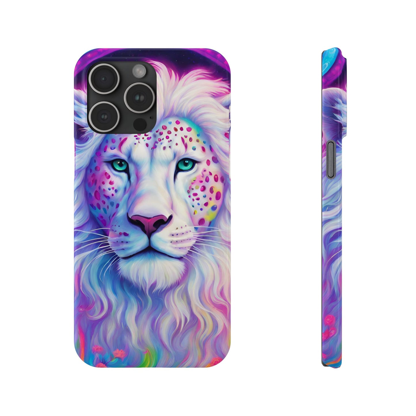 White Lion Slim Phone Case