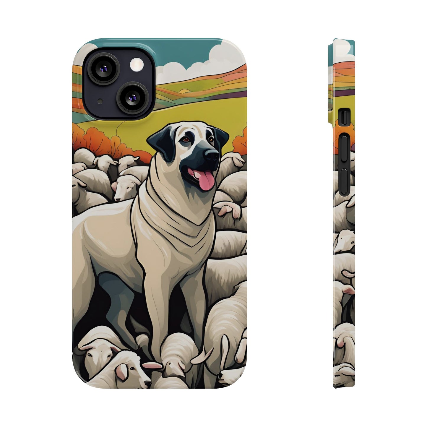 Kangal with flock Slim Phone Case