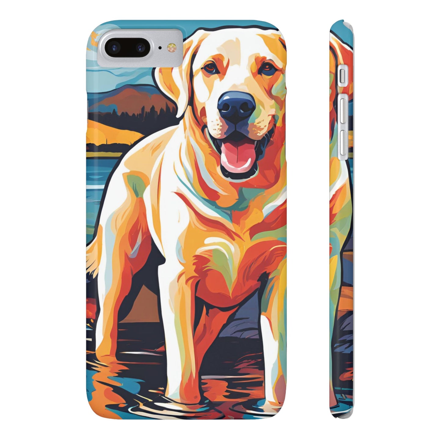 Yellow Lab Slim Phone Case